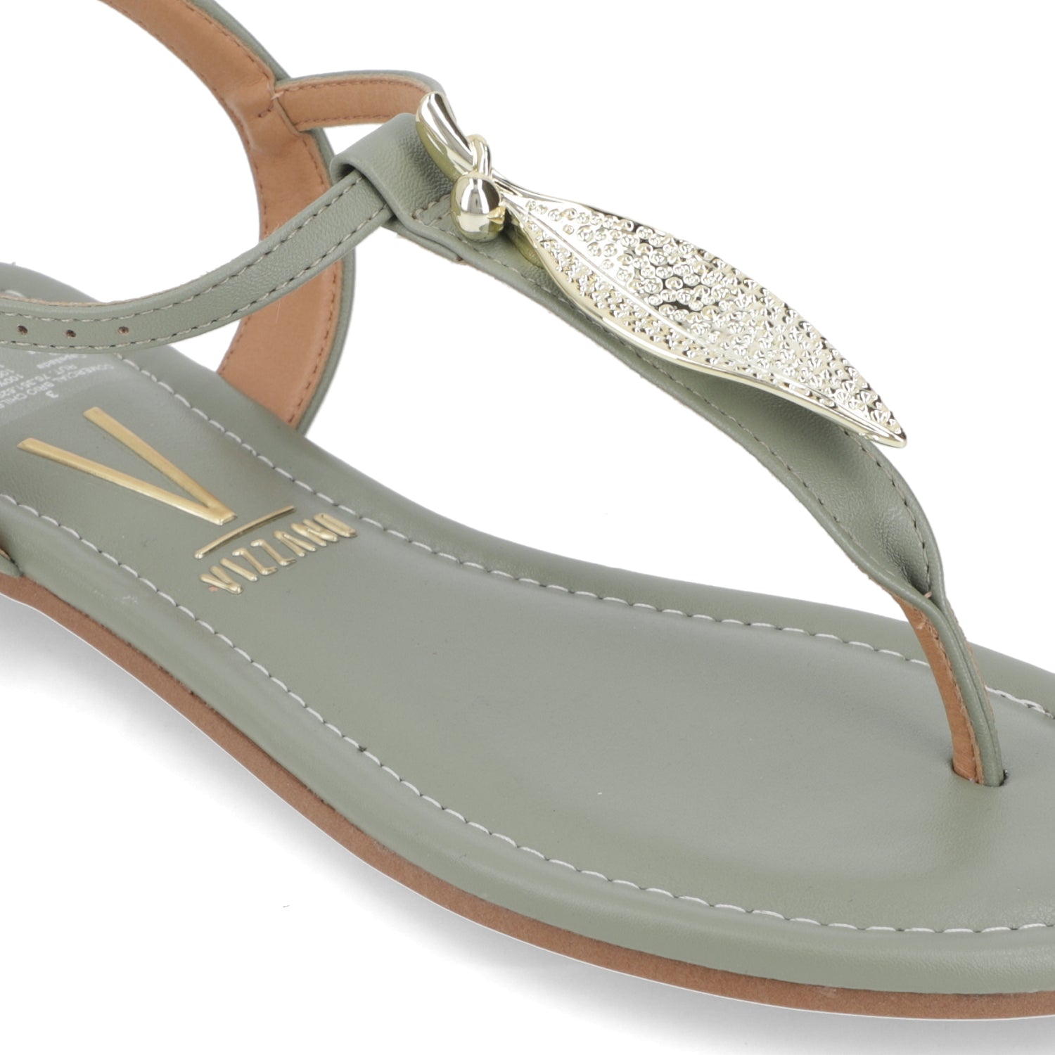 Sandalia Verde Vizzano Ecocuero 35 / Verde