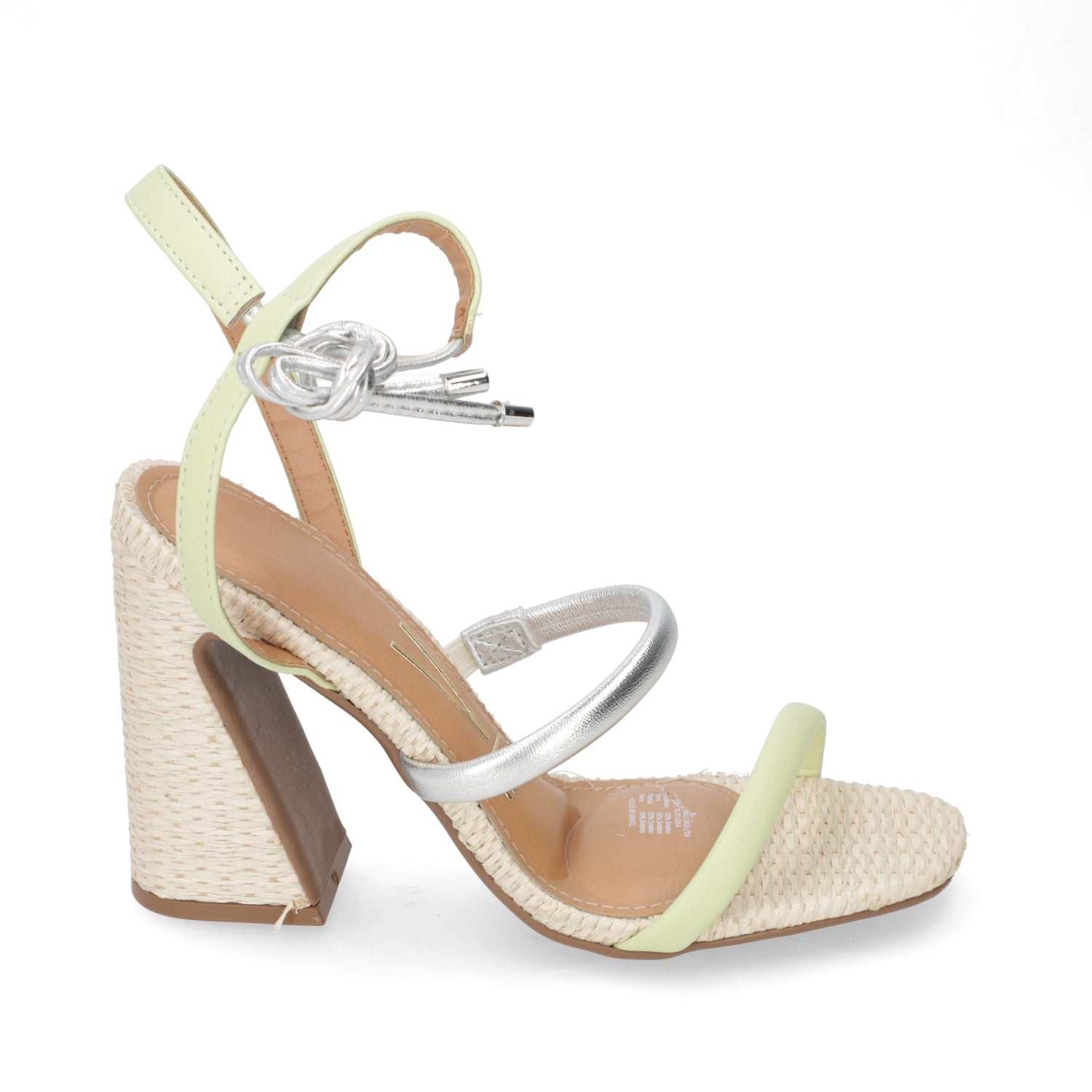 Sandalia Taco Cuadrado Vizzano EcoCuero Beige Menta 6403-405-26786-94731