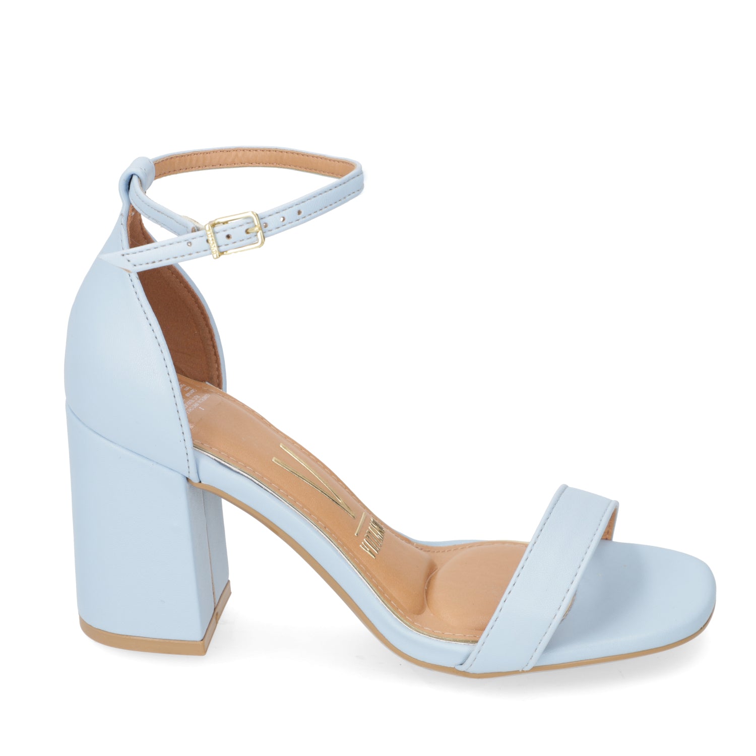 Sandalia Taco Cuadrado Eco Cuero Celeste 6409-202-7286-98362