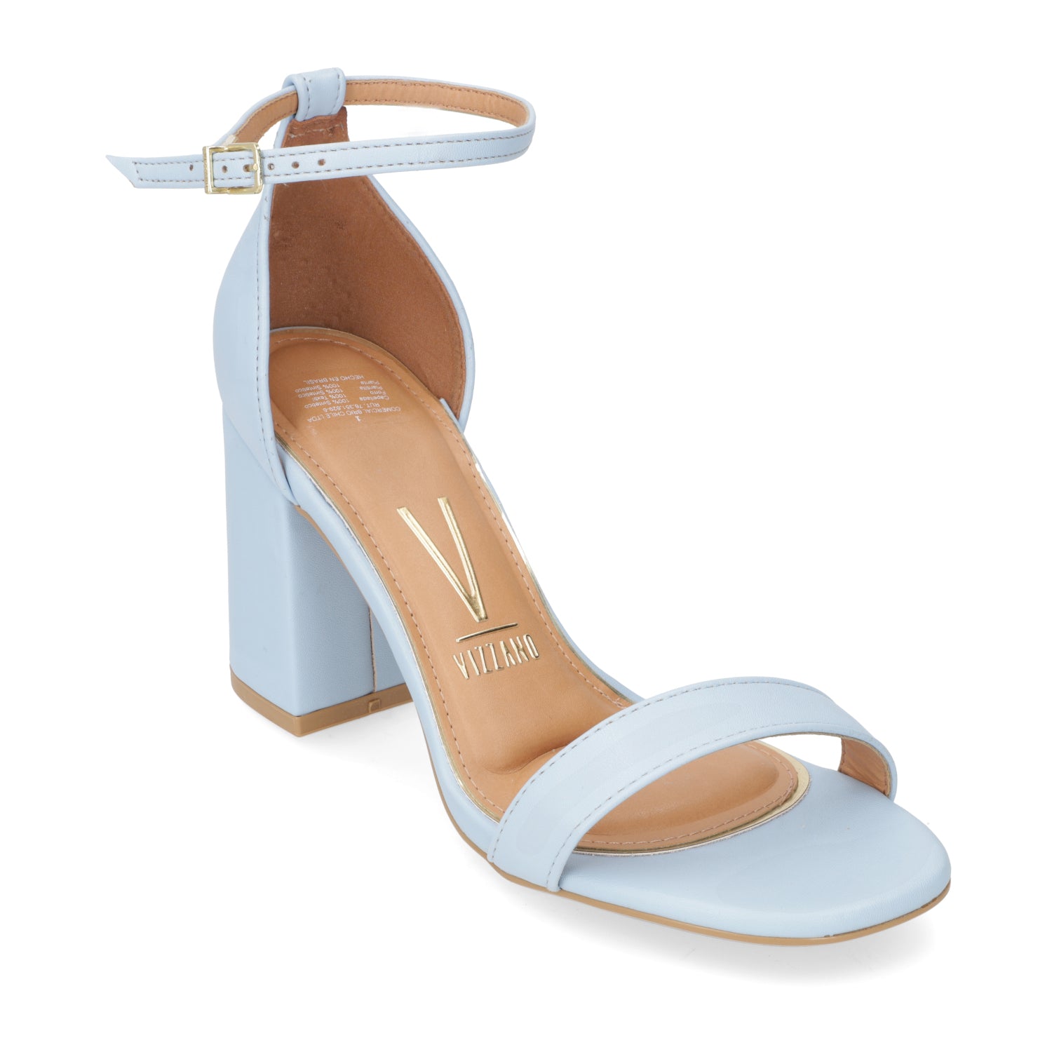 Sandalia Taco Cuadrado Eco Cuero Celeste 6409-202-7286-98362