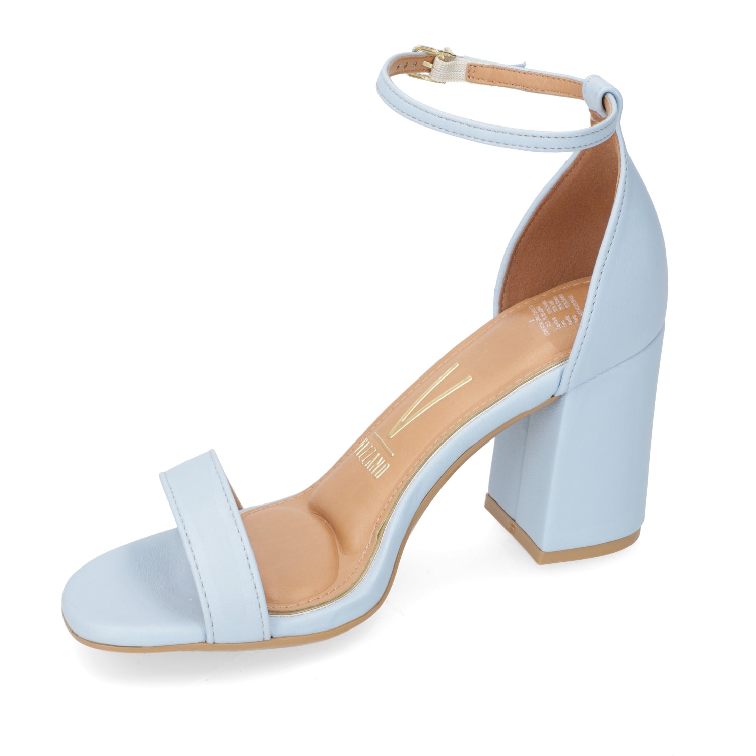 Sandalia Taco Cuadrado Eco Cuero Celeste 6409-202-7286-98362