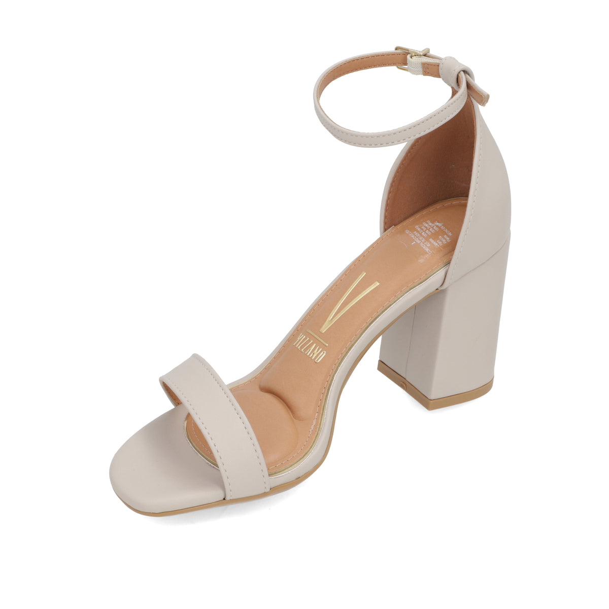 Sandalia Taco Cuadrado Eco Cuero Gris 6409-202-7286-98514