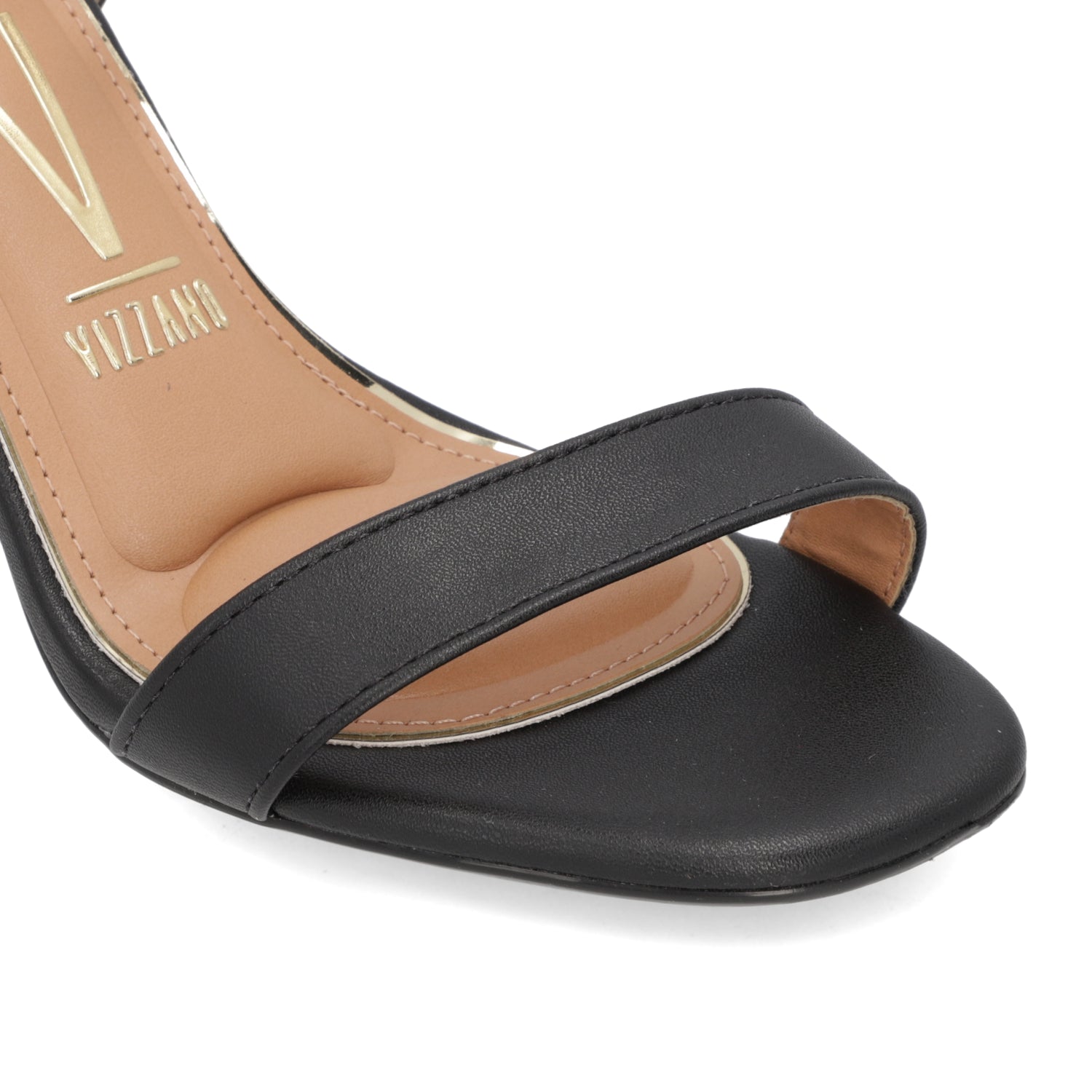 Sandalia Taco Cuadrado Eco Cuero Negro 6409-208-7286-15745