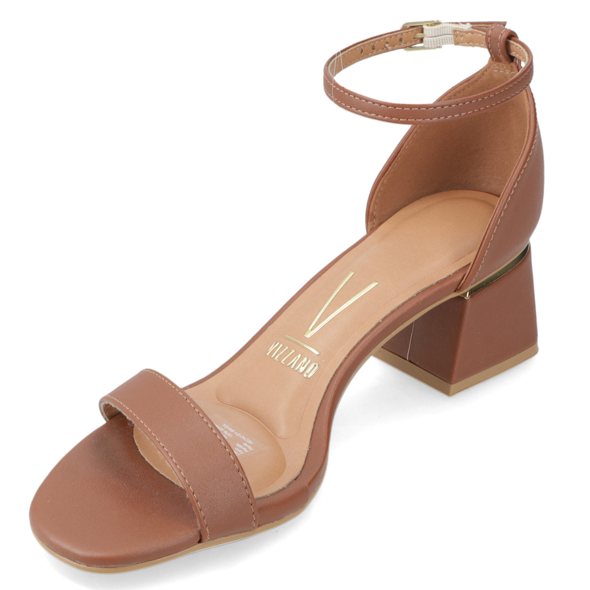 Sandalia Taco Ancho Medio Café Vizzano Ecocuero 35 / Café