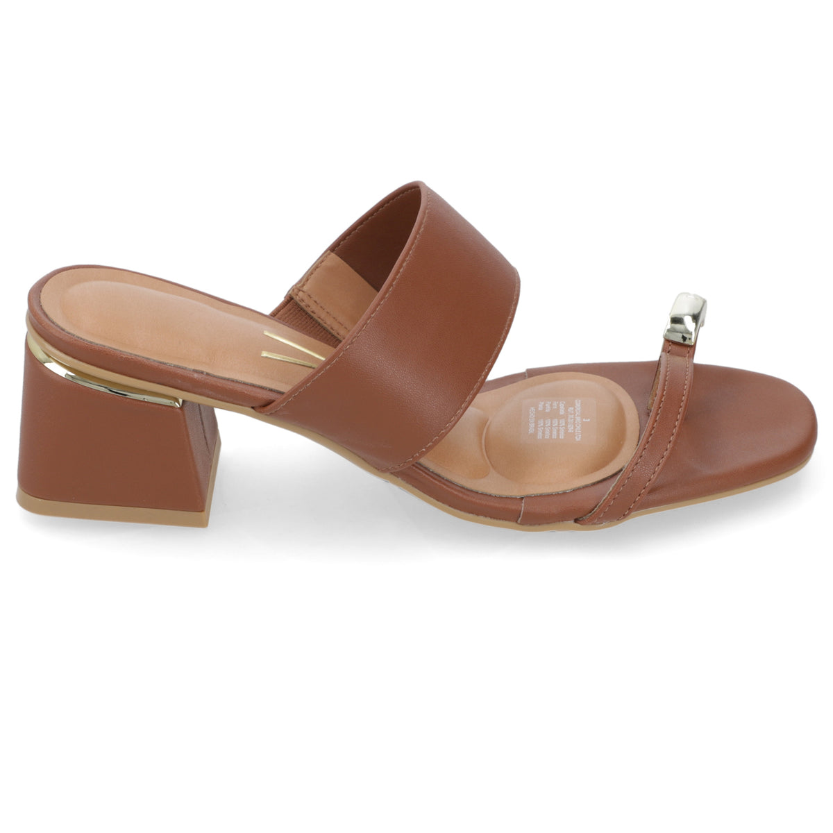 Sandalia Taco Ancho Medio Café Vizzano Ecocuero 35 / Café