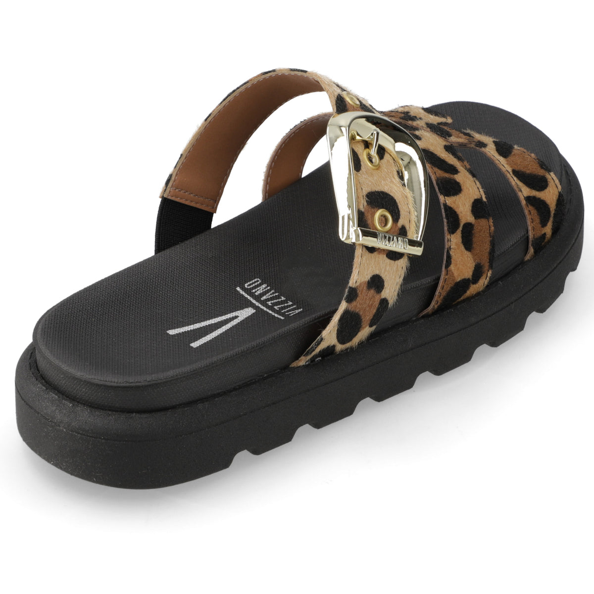 Sandalia Animal Print Vizzano Ecocuero Textil 35 / Animal Print