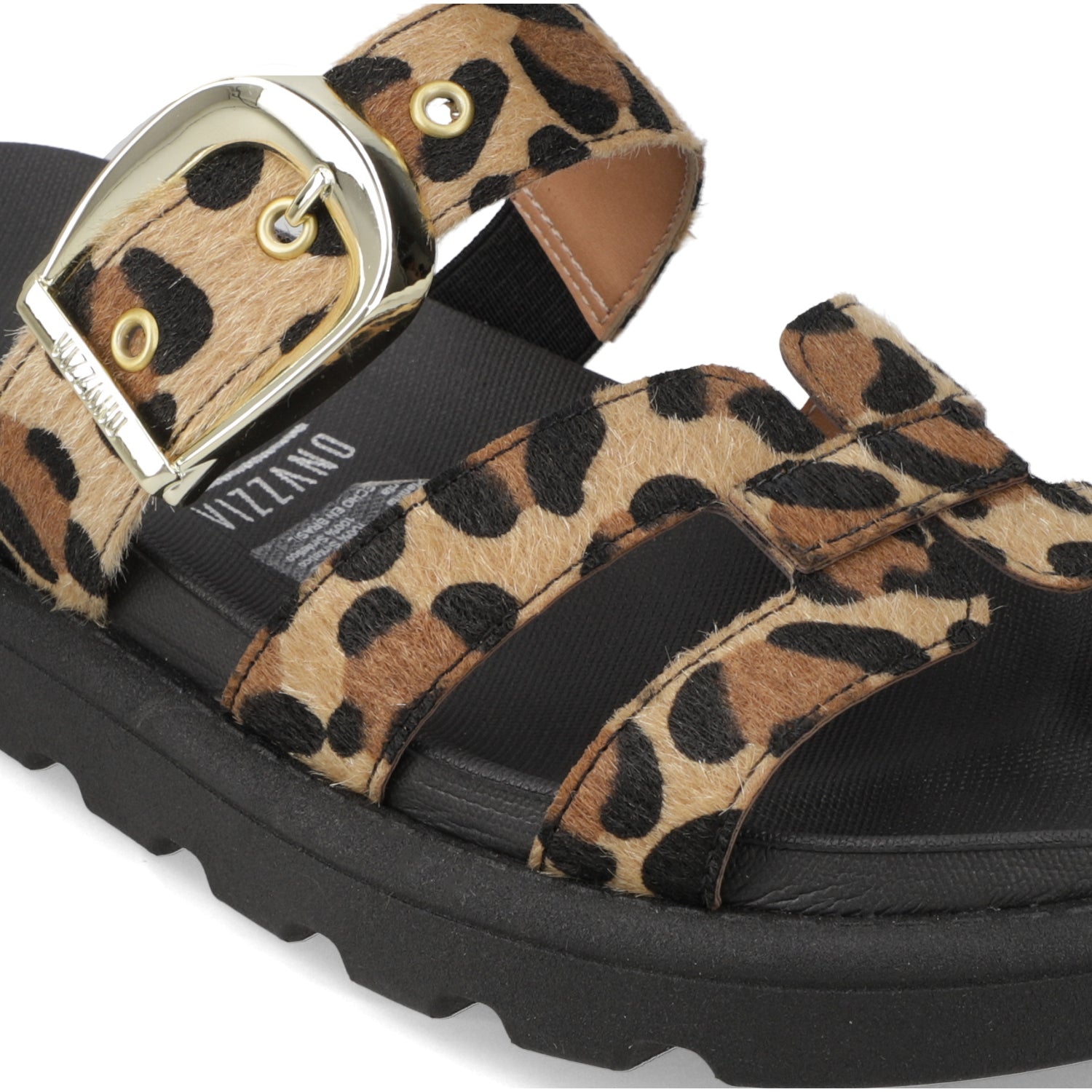 Sandalia Animal Print Vizzano Ecocuero Textil 35 / Animal Print