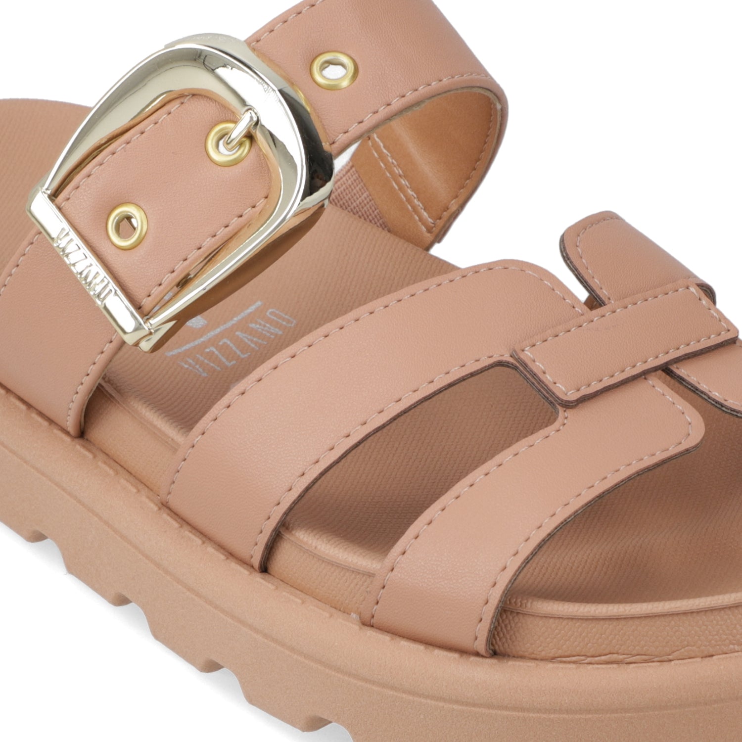 Sandalia Nude Vizzano Ecocuero 35 / Nude