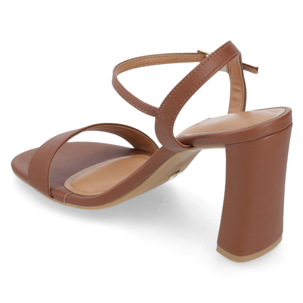 Sandalia Taco Ancho Alto Café Vizzano Ecocuero 34 / Café