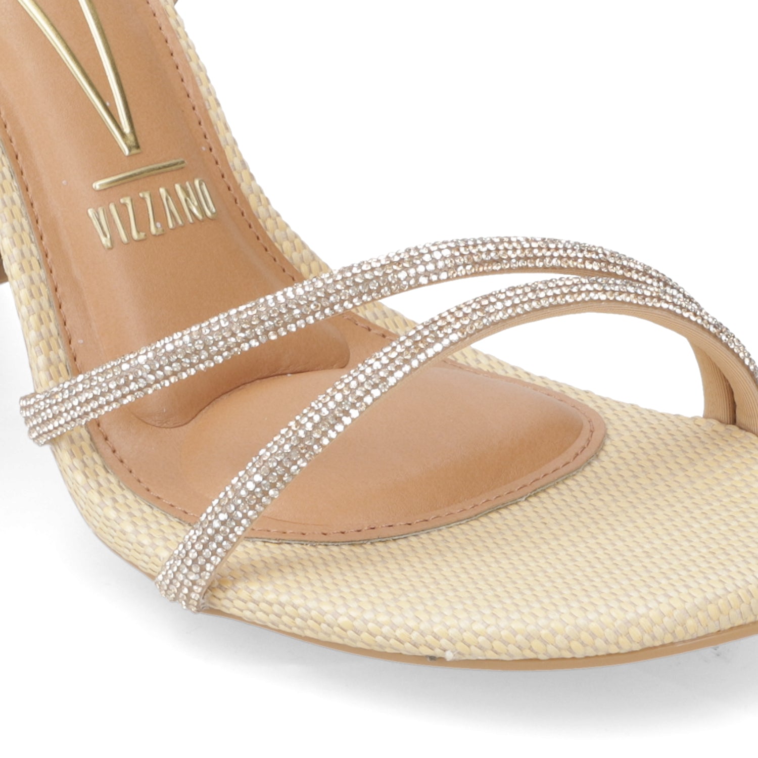 Sandalia Taco Ancho Alto Café Vizzano