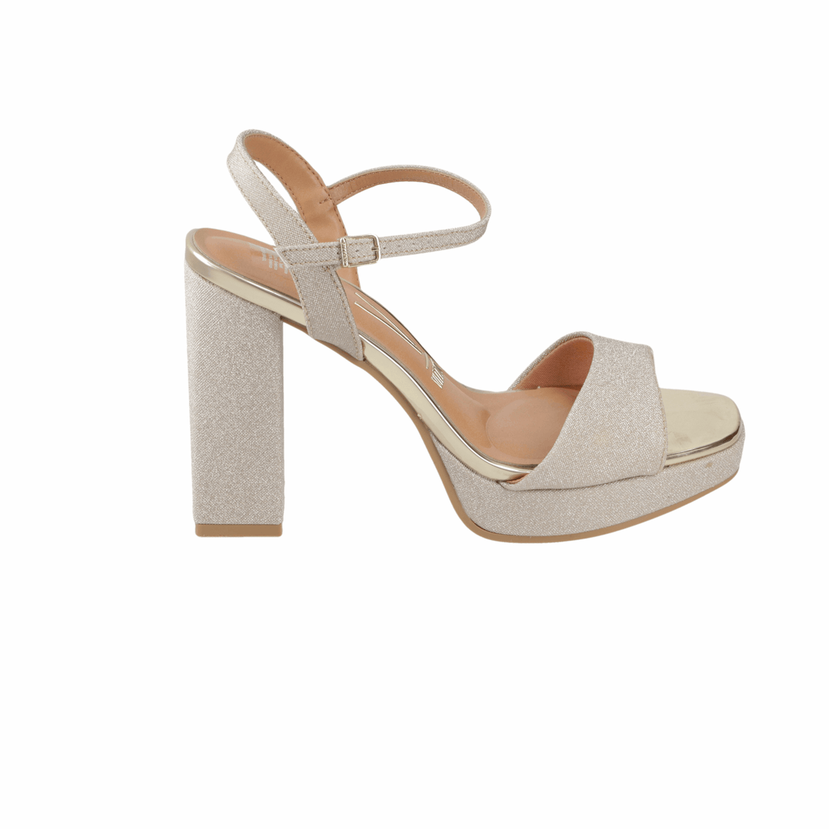 Sandalia Taco Dorado Vizzano