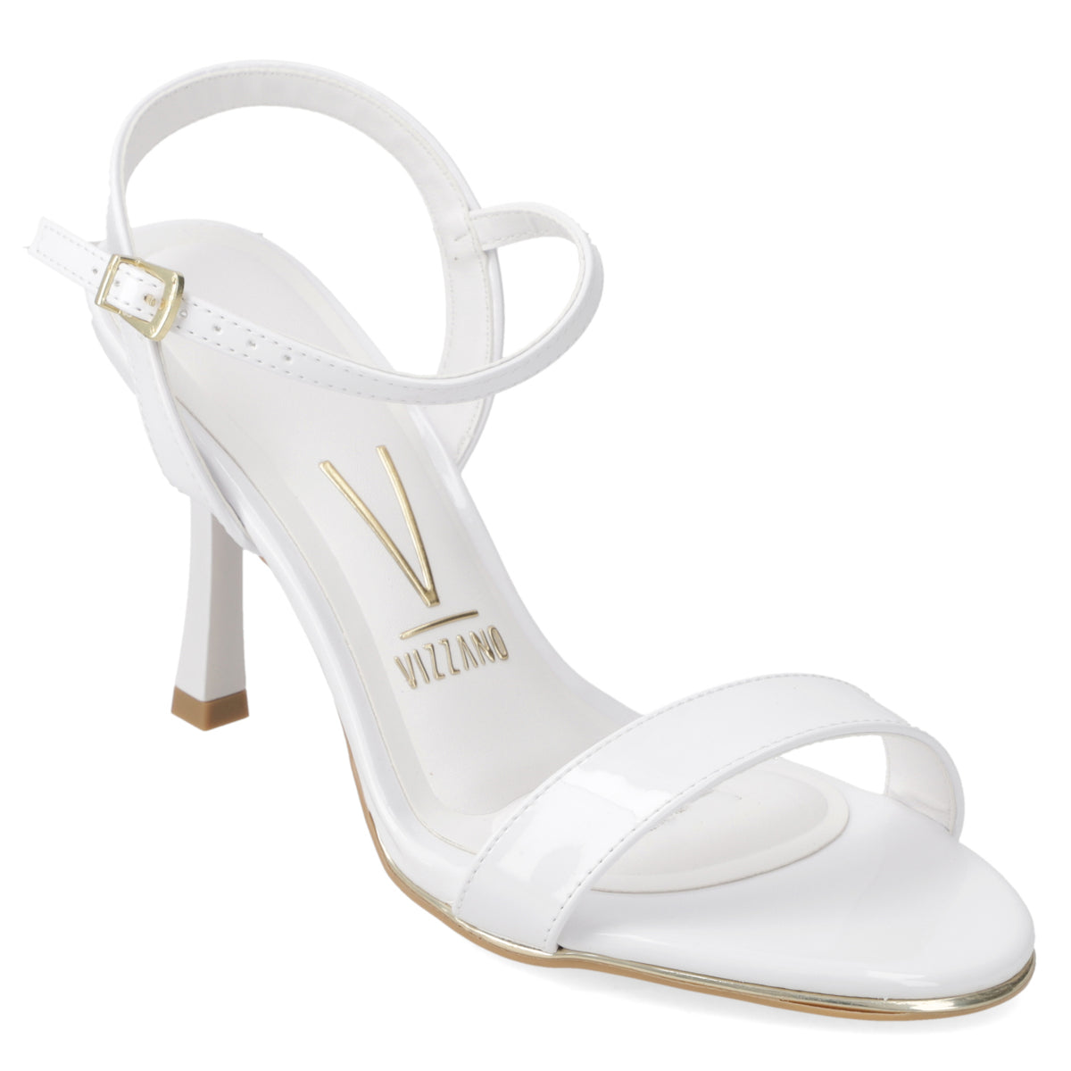 Sandalias de Novia Taco Medio Blanco Vizzano 35 / Blanco