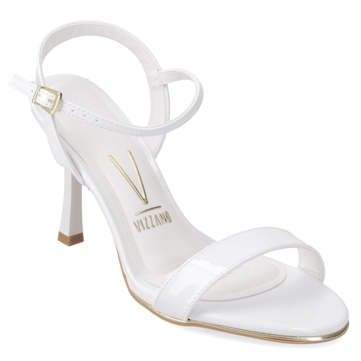 Sandalias de Novia Taco Medio Blanco Vizzano 35 / Blanco
