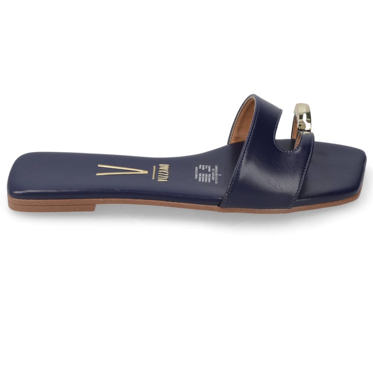 Sandalia Azul Marino Vizzano Ecocuero 35 / Azul Marino