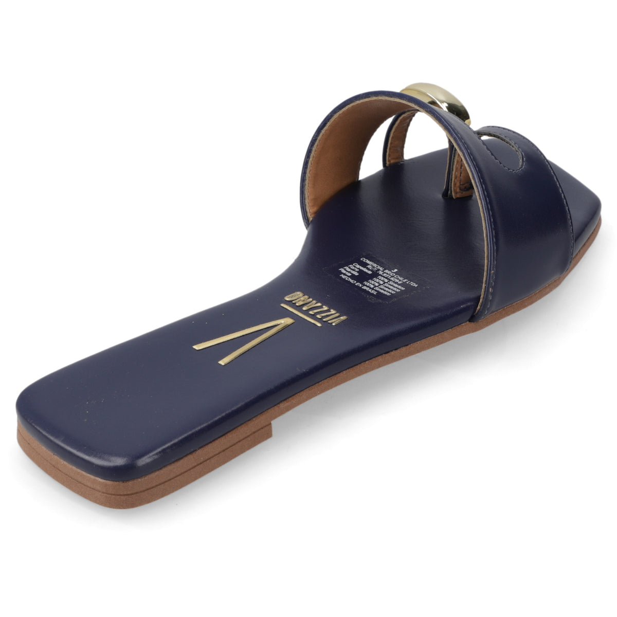 Sandalia Azul Marino Vizzano Ecocuero 35 / Azul Marino