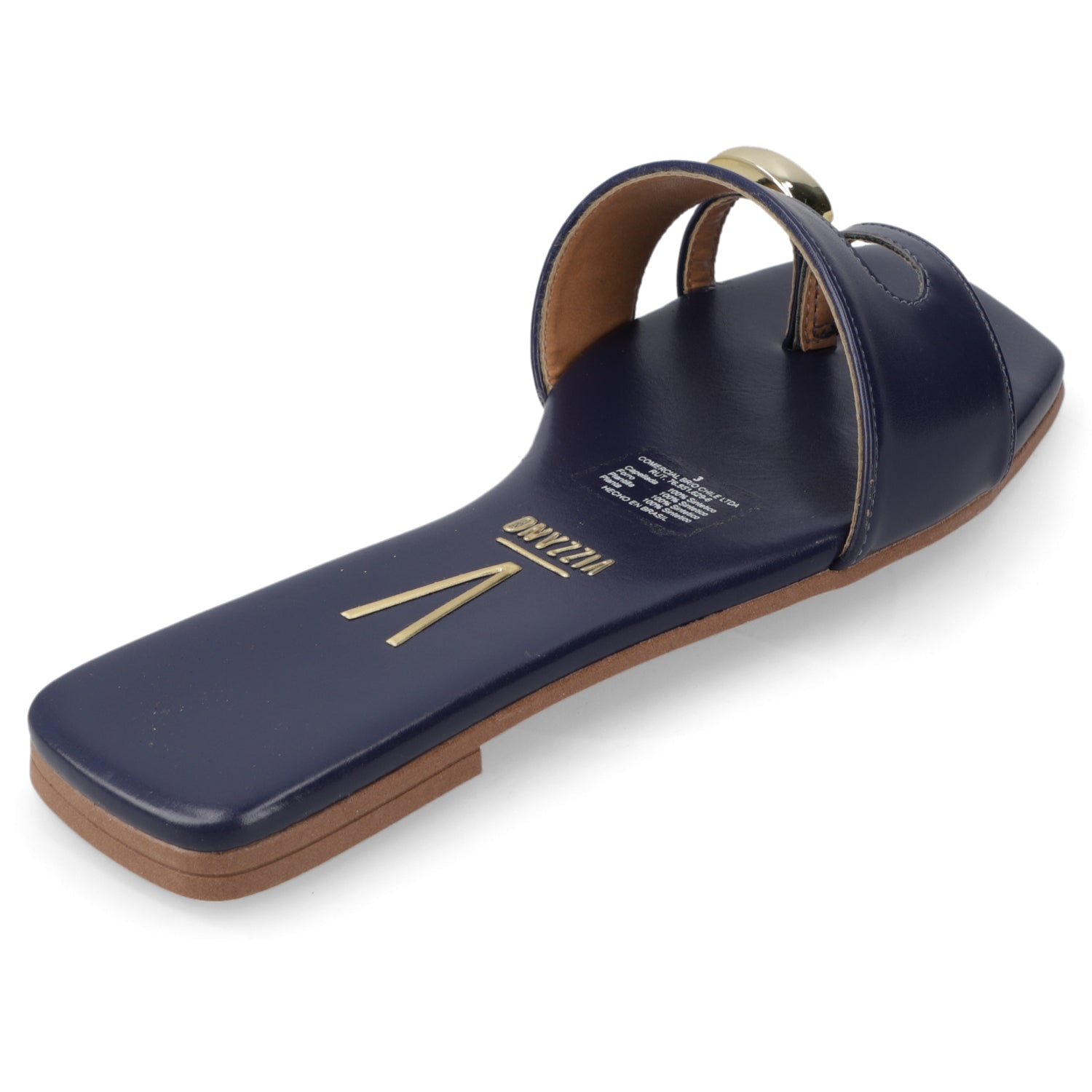 Sandalia Azul Marino Vizzano Ecocuero 35 / Azul Marino