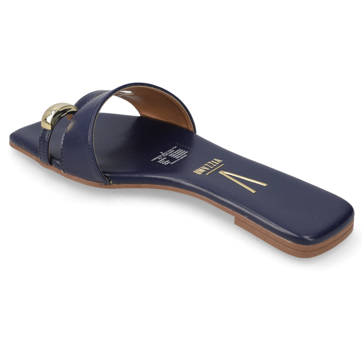 Sandalia Azul Marino Vizzano Ecocuero 35 / Azul Marino
