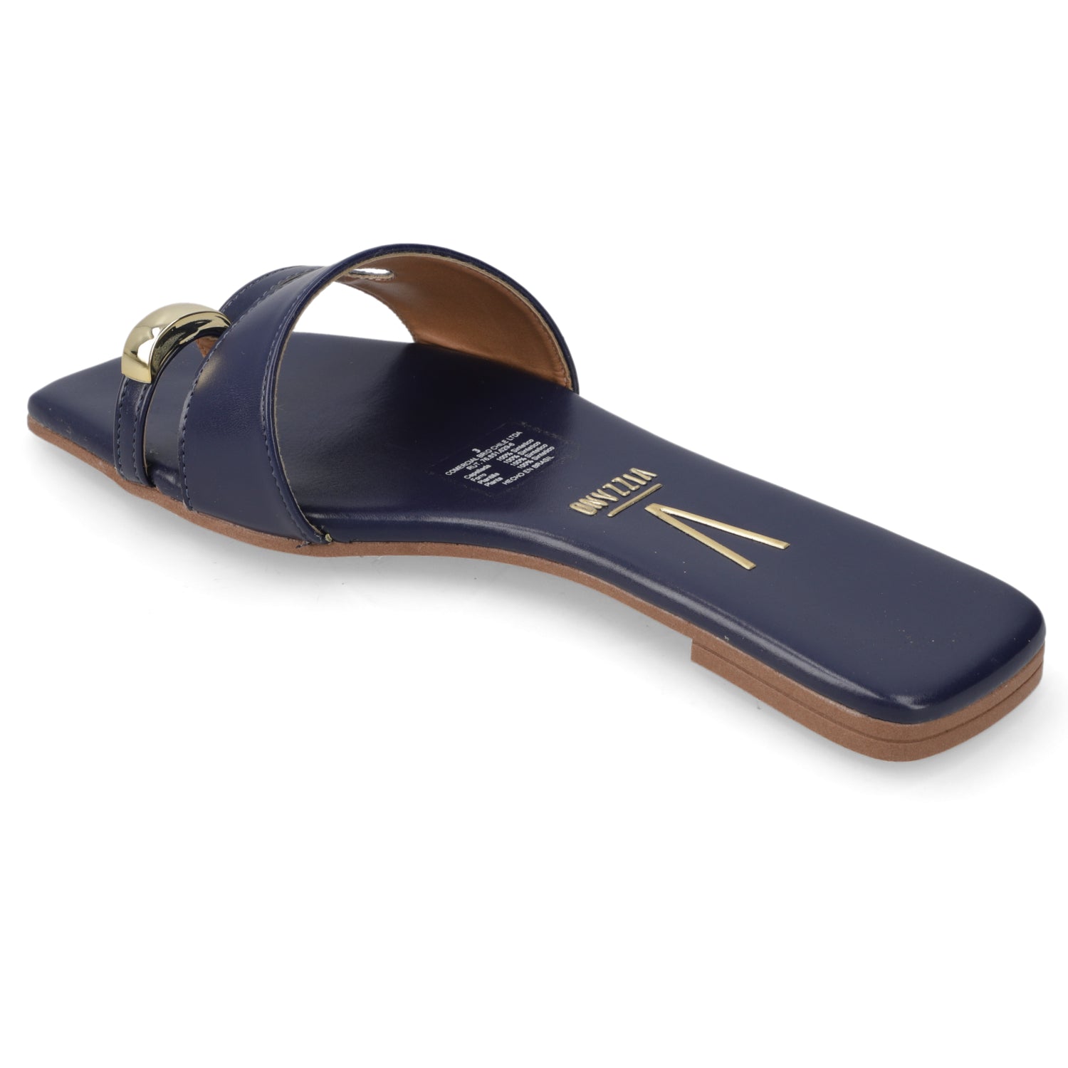 Sandalia Azul Marino Vizzano Ecocuero 35 / Azul Marino