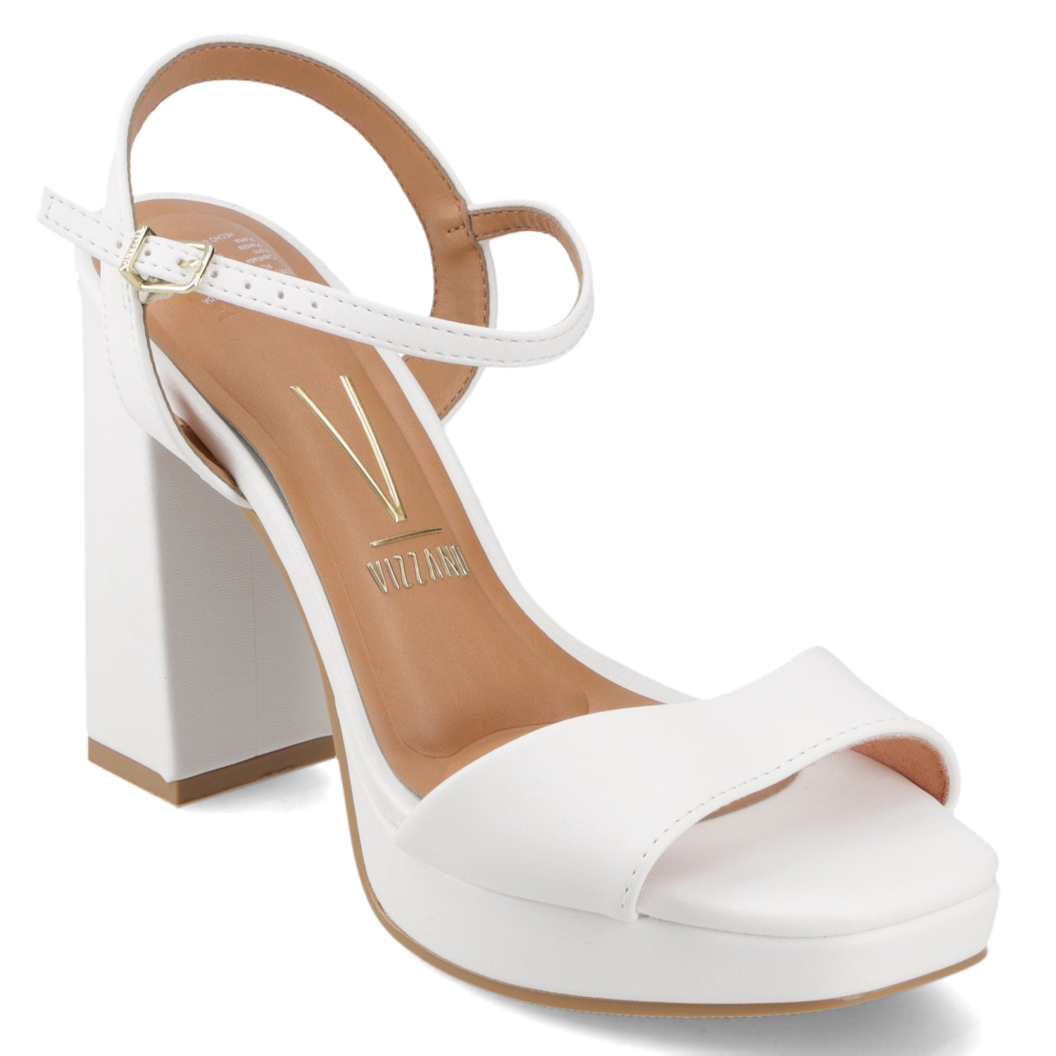 Sandalia Taco Blanco Vizzano