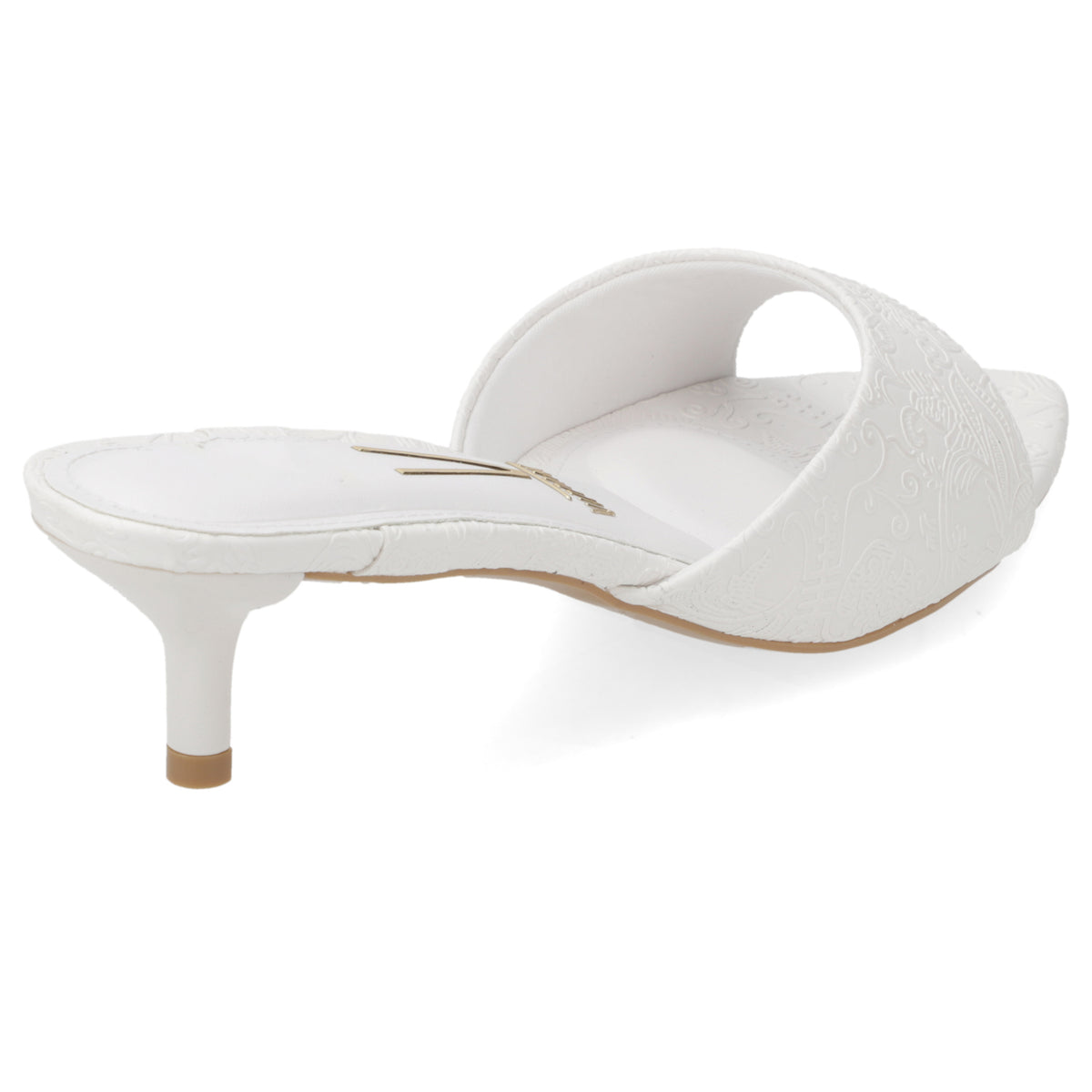Sandalias de Novia Taco Bajo Blanco Vizzano 35 / Blanco
