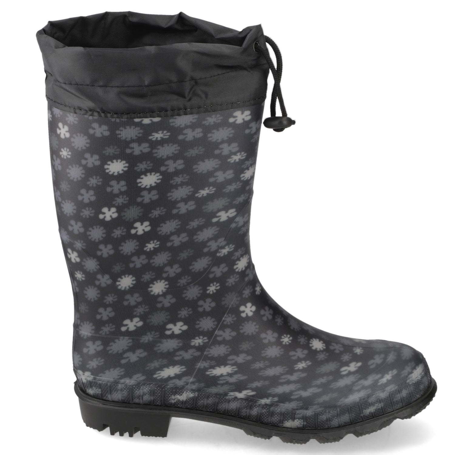 Bota de Agua Mujer Azul 35 / Negro
