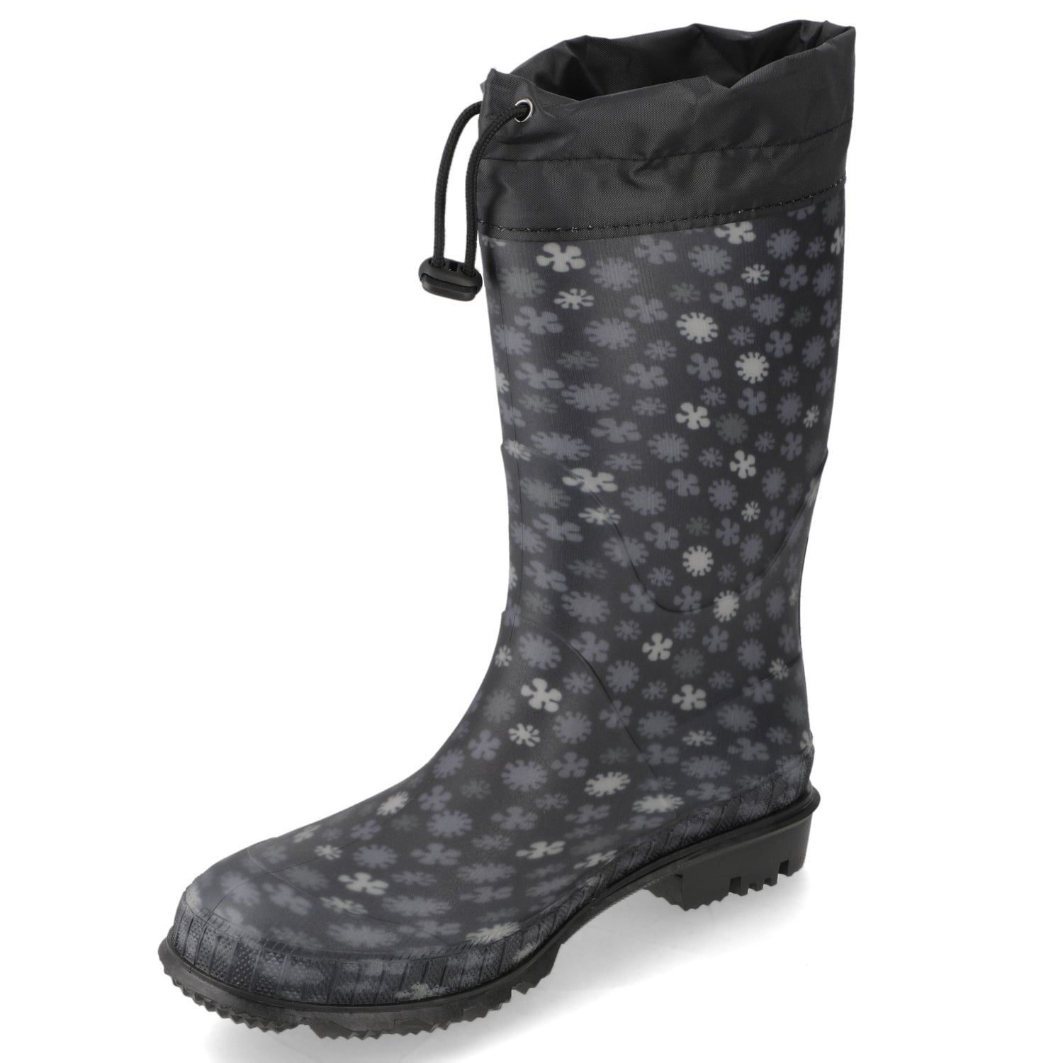 Bota de Agua Mujer Azul 35 / Negro