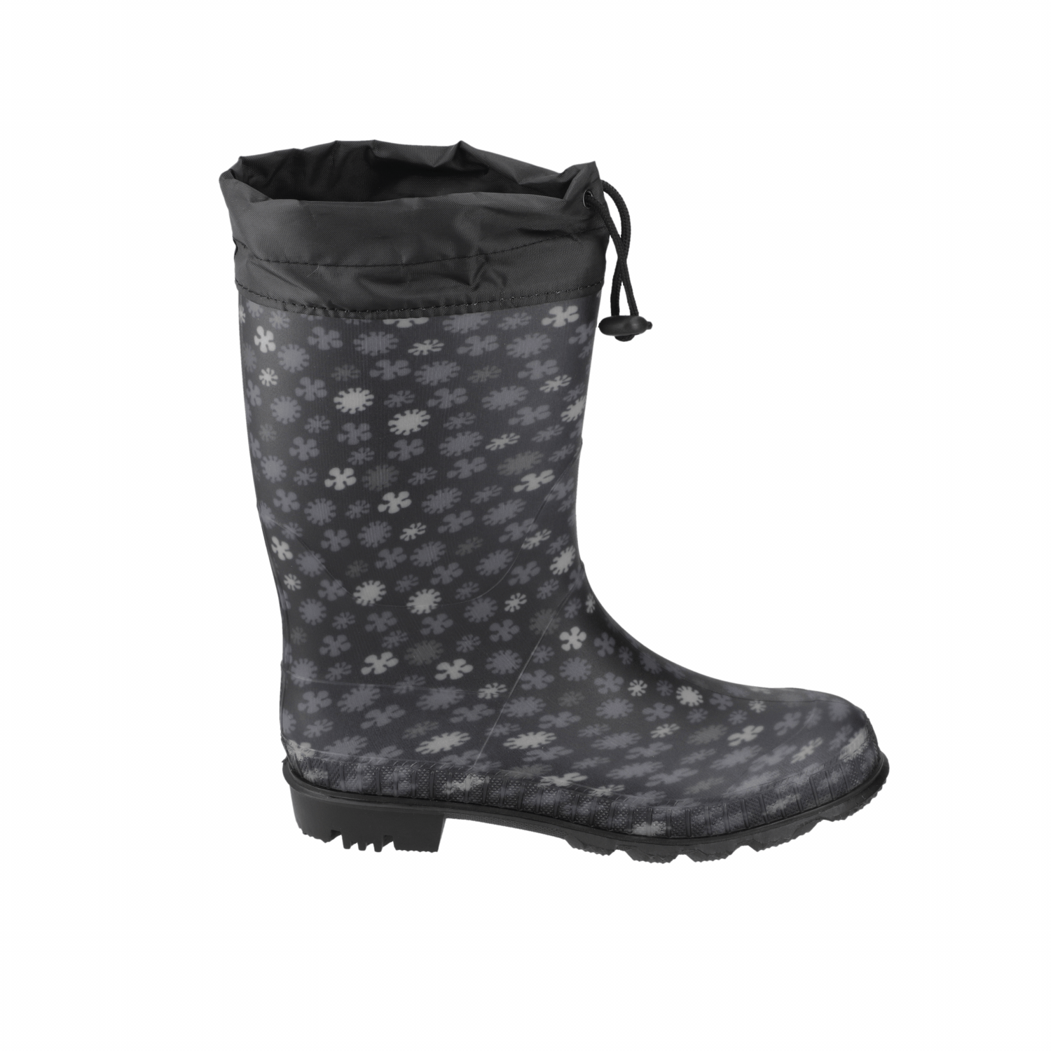 Bota de Agua Mujer Azul 35 / Negro