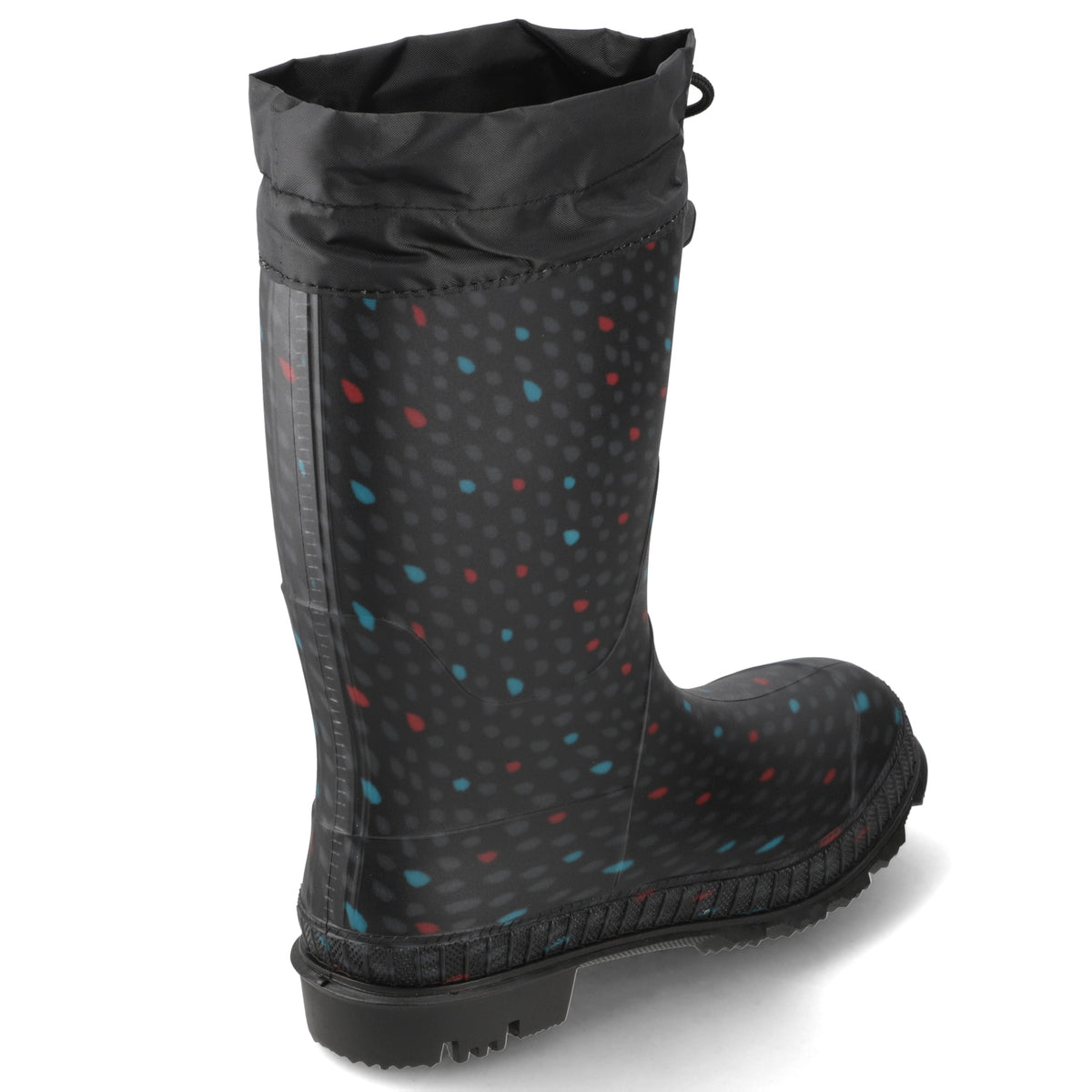 Bota de Agua Mujer Negra Puntos 35 / Negro