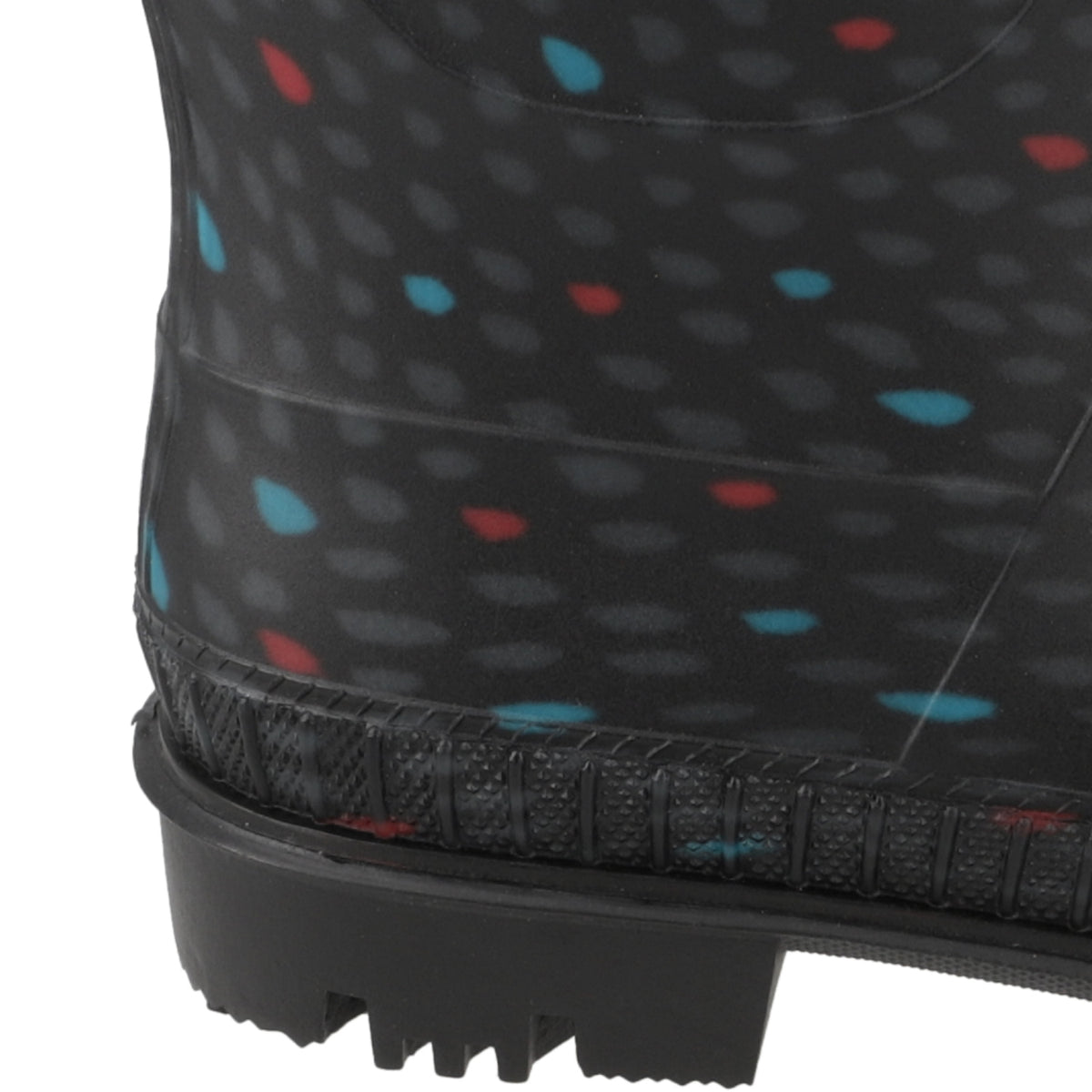 Bota de Agua Mujer Negra Puntos 35 / Negro
