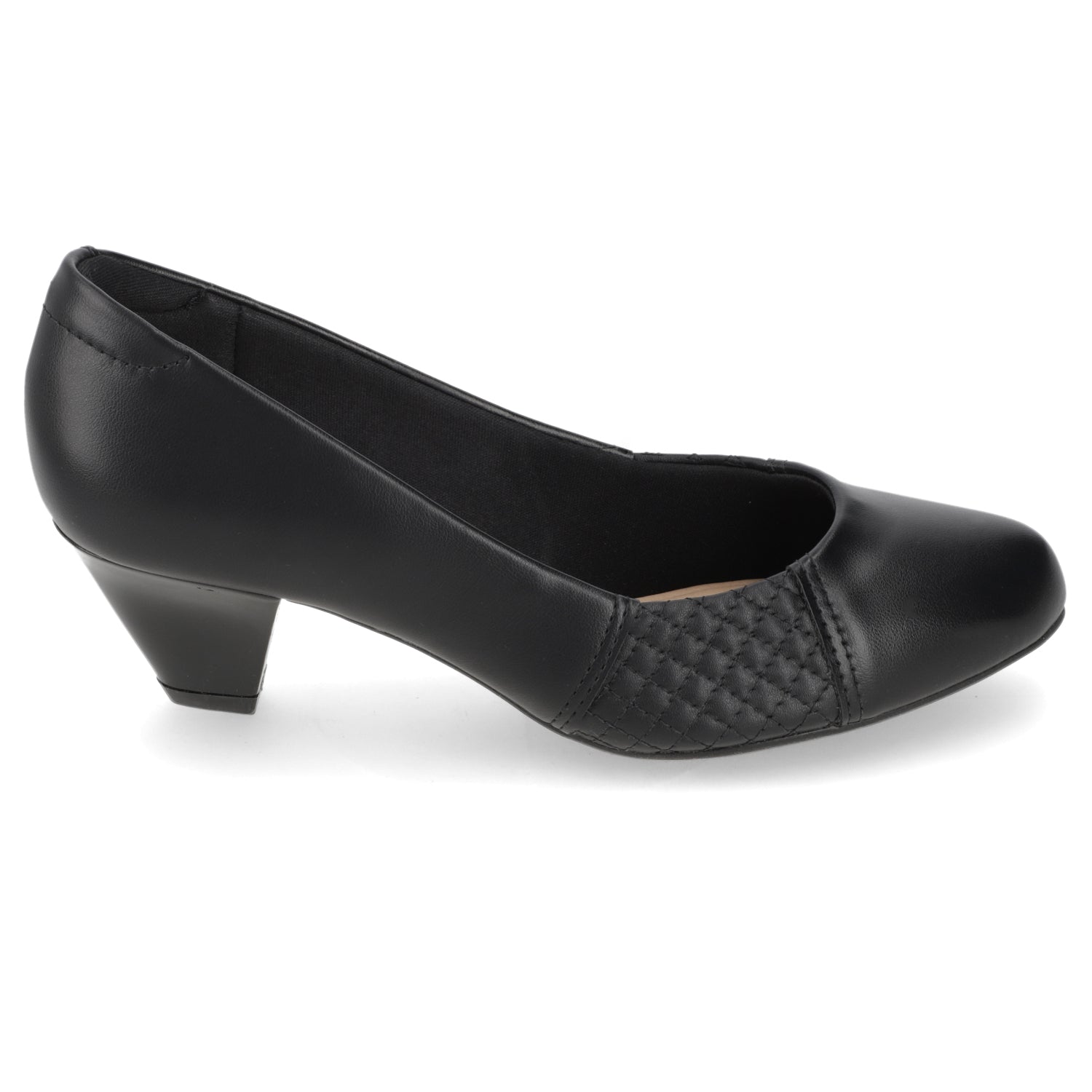 Taco Ancho 3 cm Negro Modare