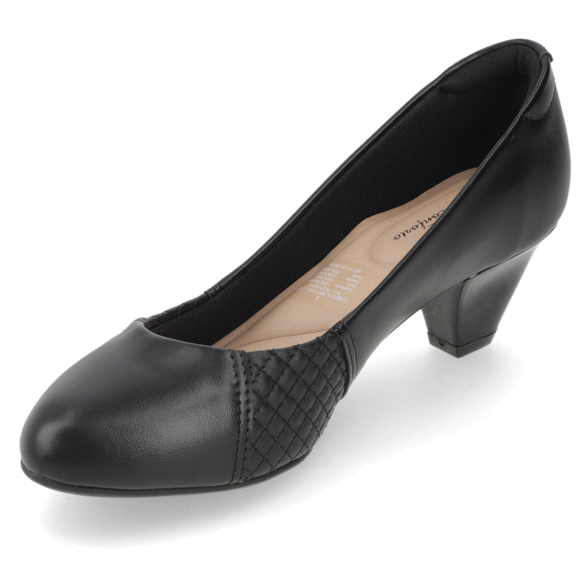 Taco Ancho 3 cm Negro Modare