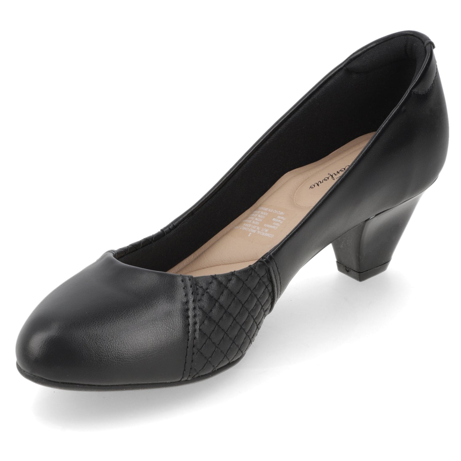 Taco Ancho 3 cm Negro Modare