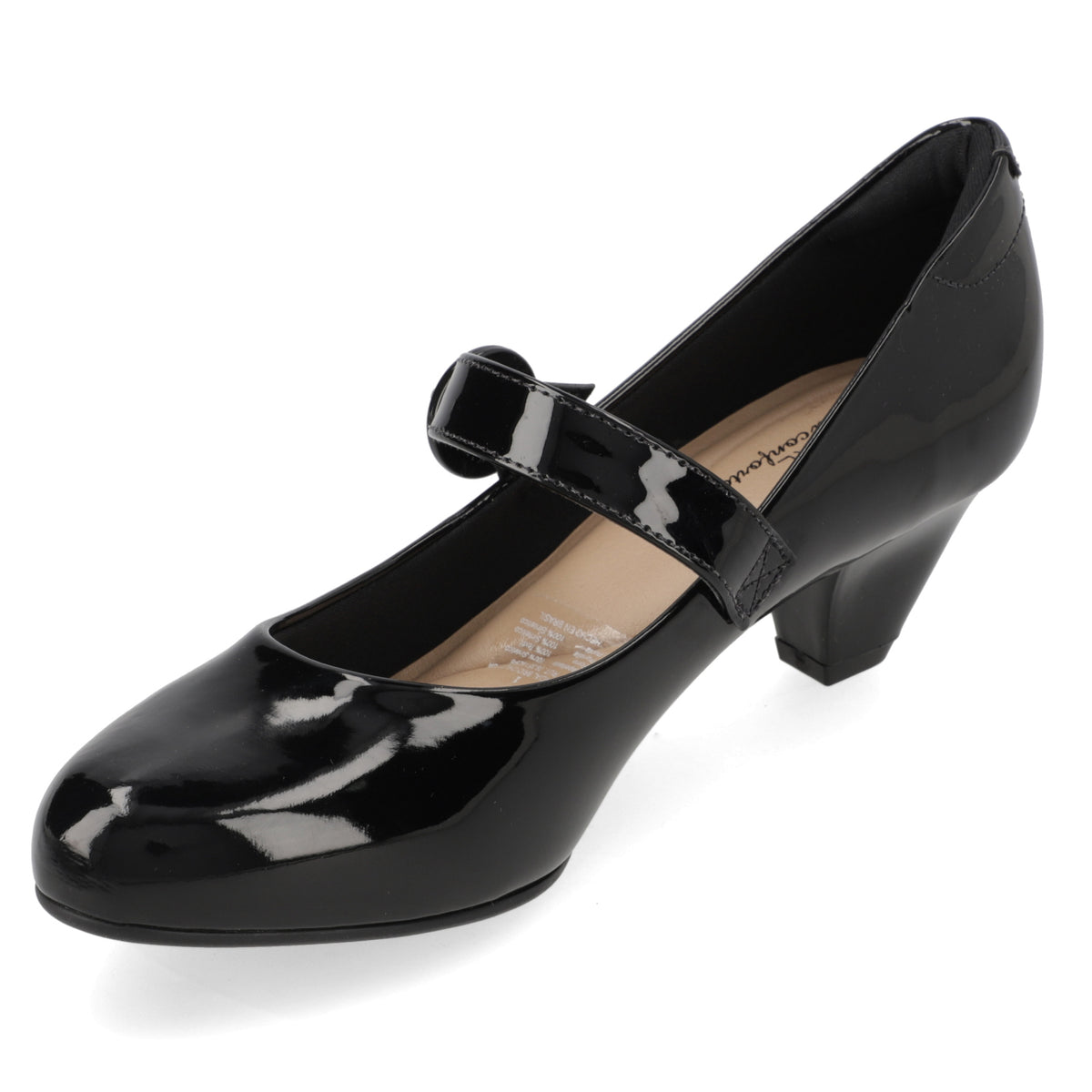 Zapato Taco Ancho 5 cm Negro Modare 35 / Negro
