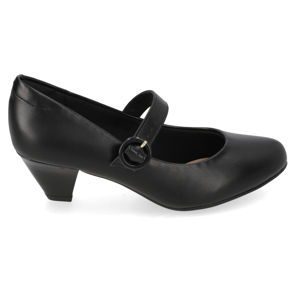 Taco Confort Eco Cuero Negro 35 / Negro