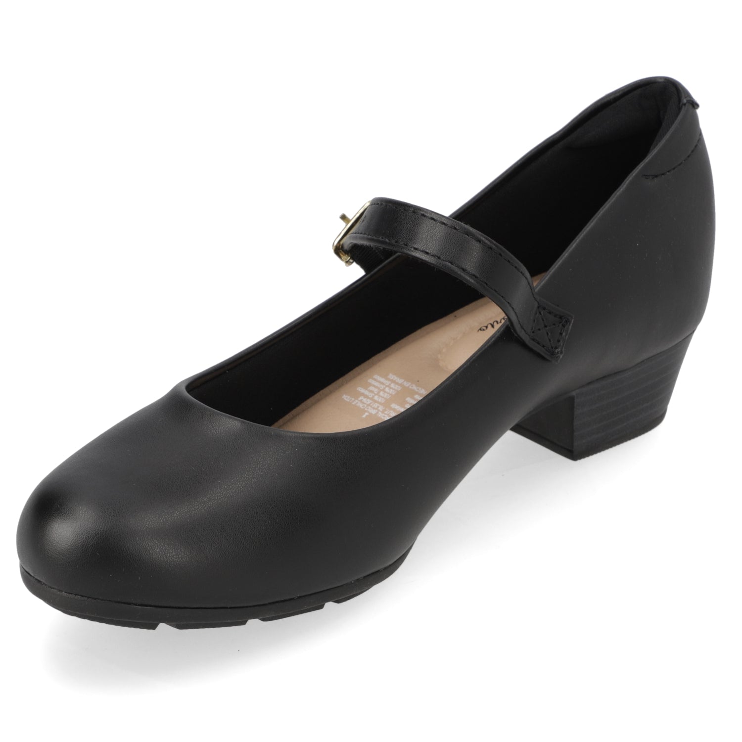 Taco Ancho 3 cm Negro Modare