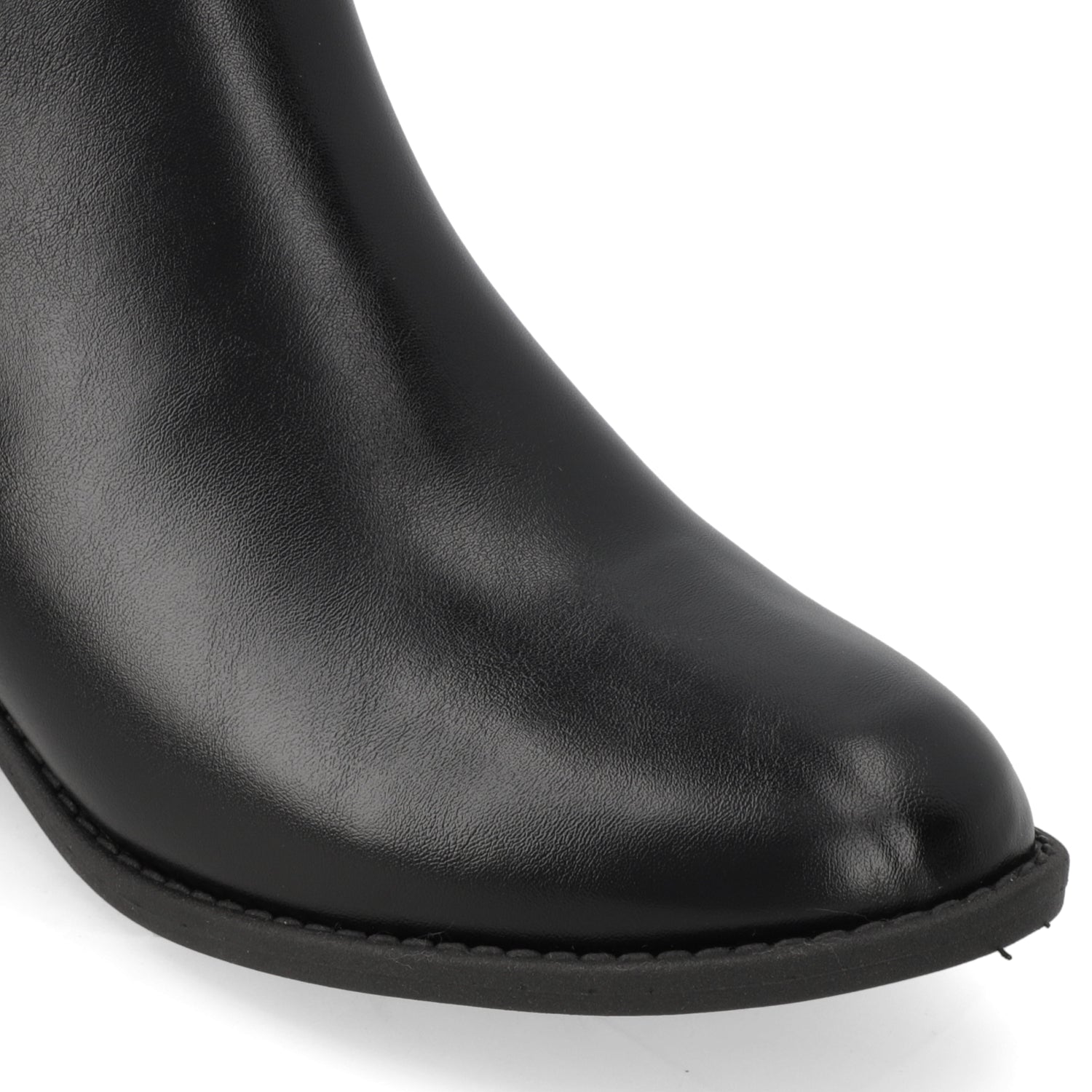 Botin Taco Ancho 3 cm Negro Modare