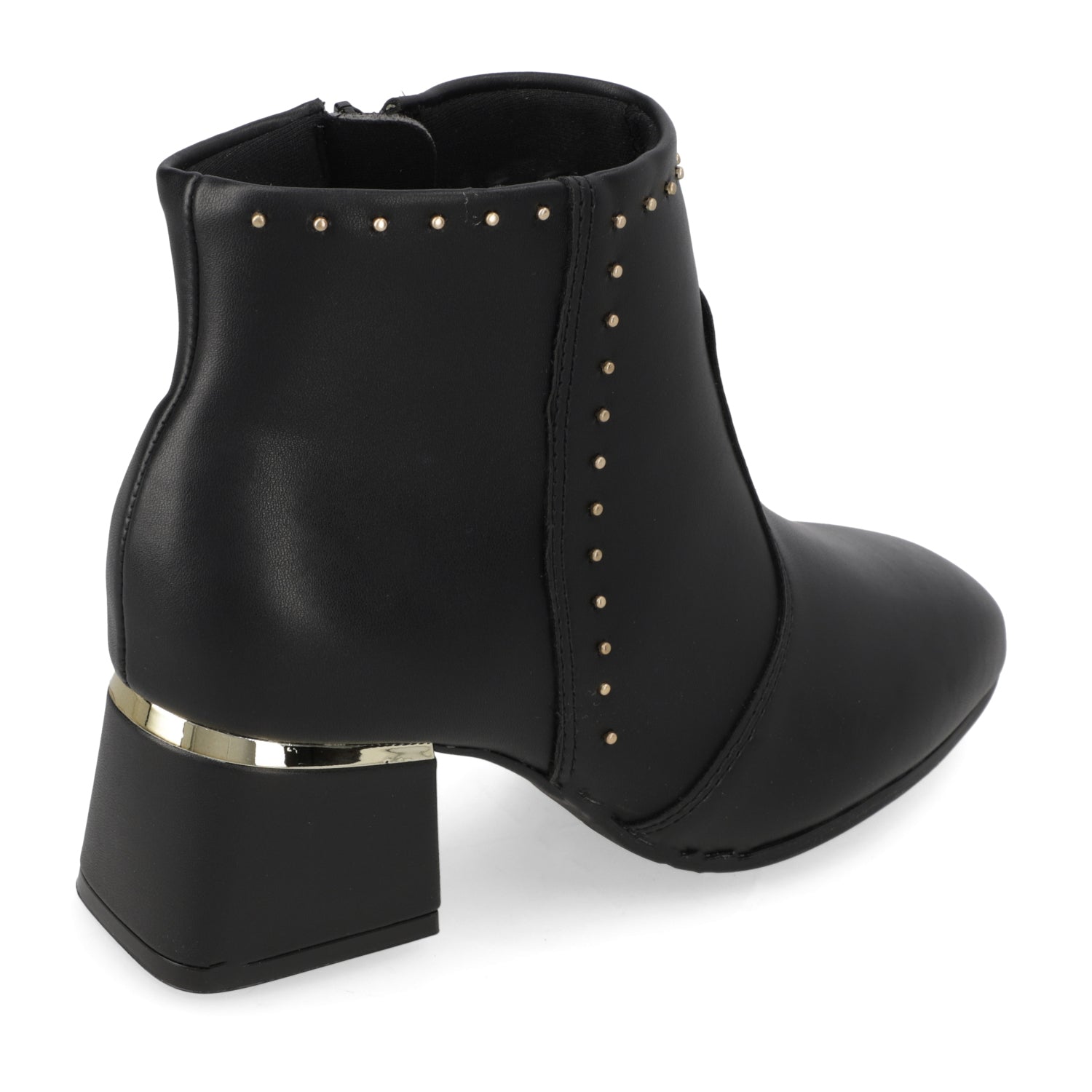Botin Taco Ancho 5 cm Negro Modare