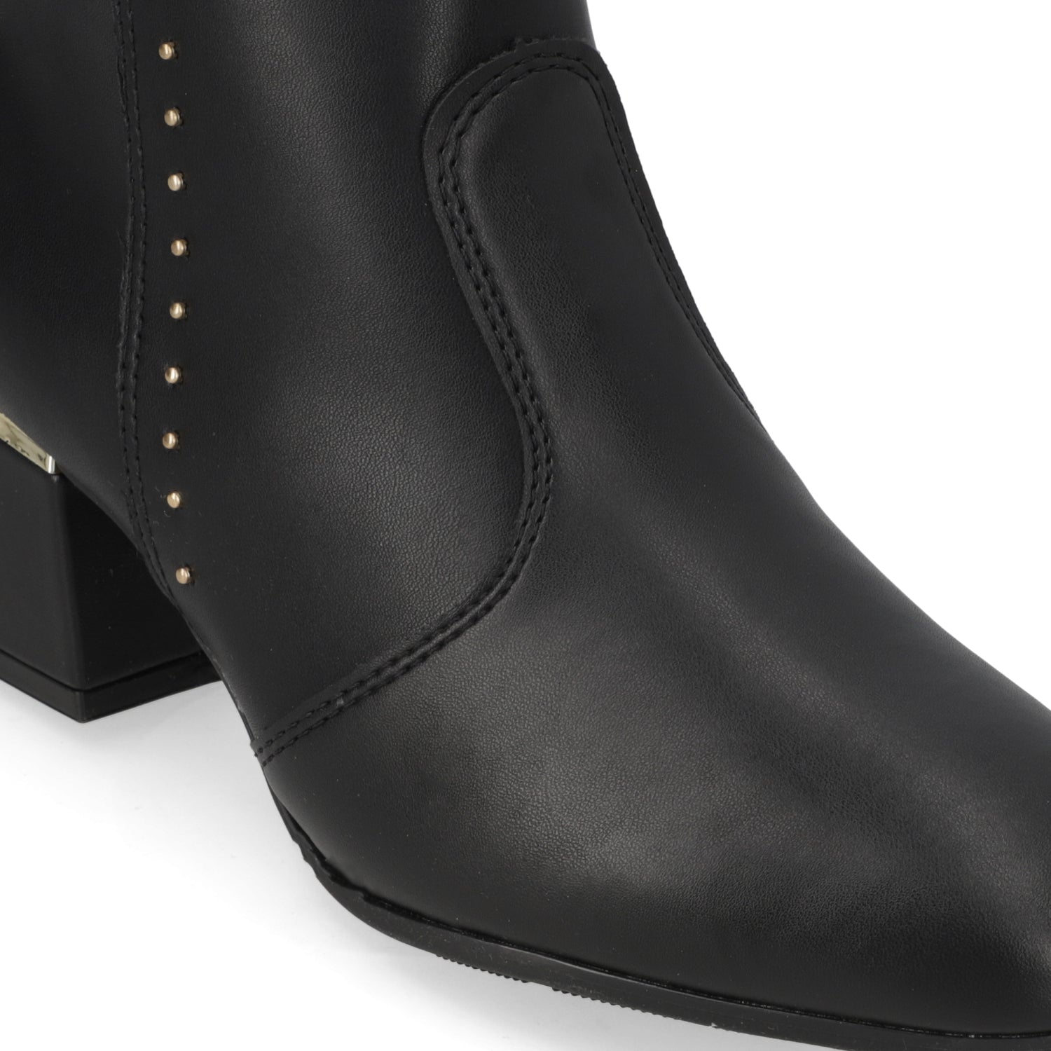 Botin Taco Ancho 5 cm Negro Modare