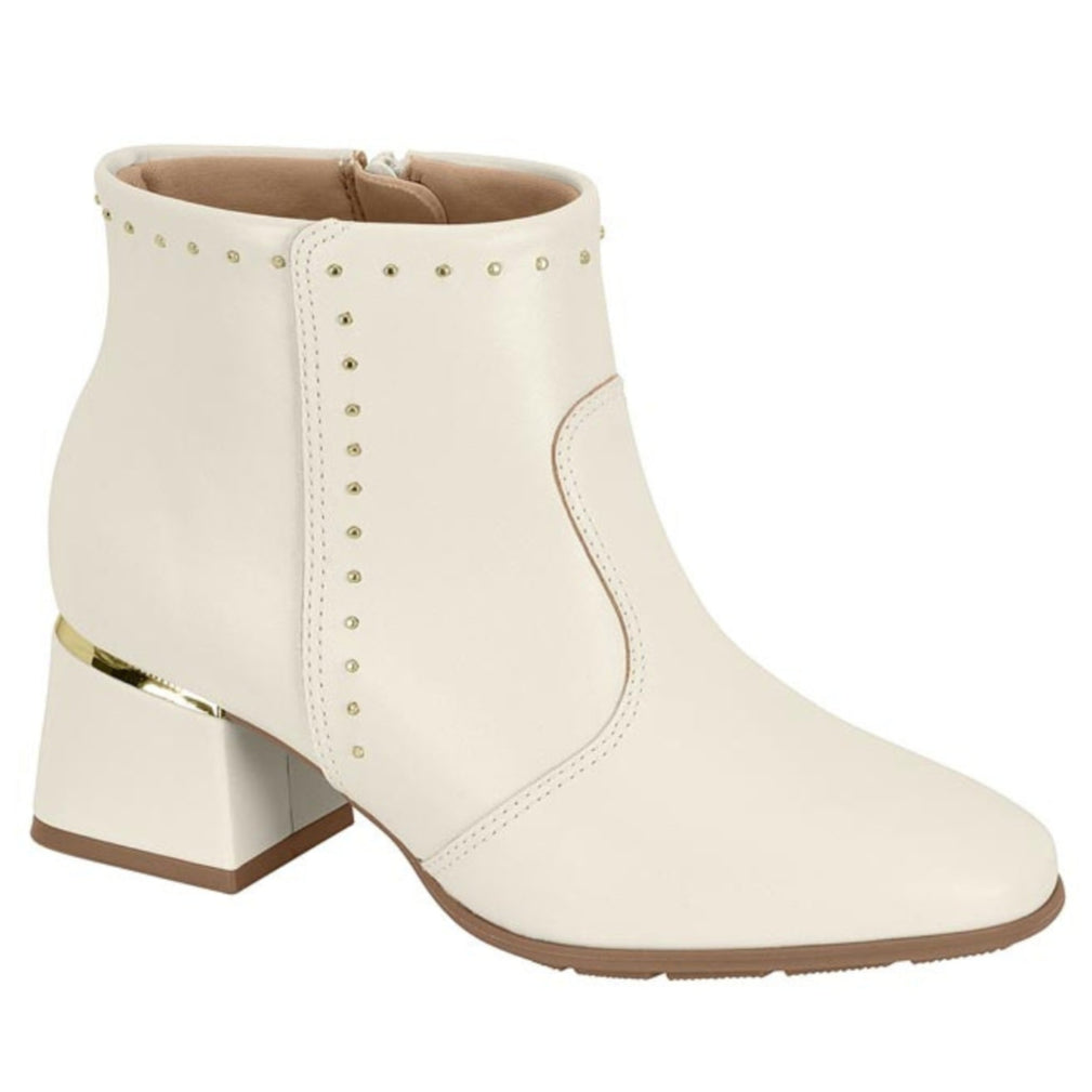Botin Taco Ancho 5 cm Blanco Modare 35 / Blanco