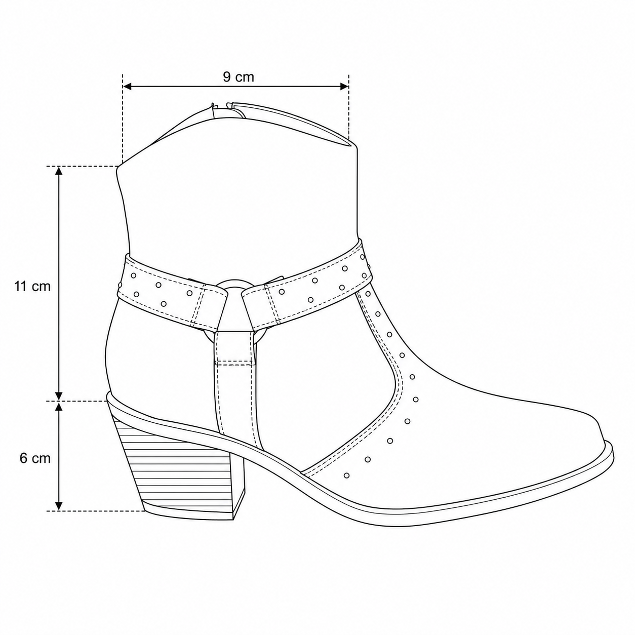 Botin Negro Modare