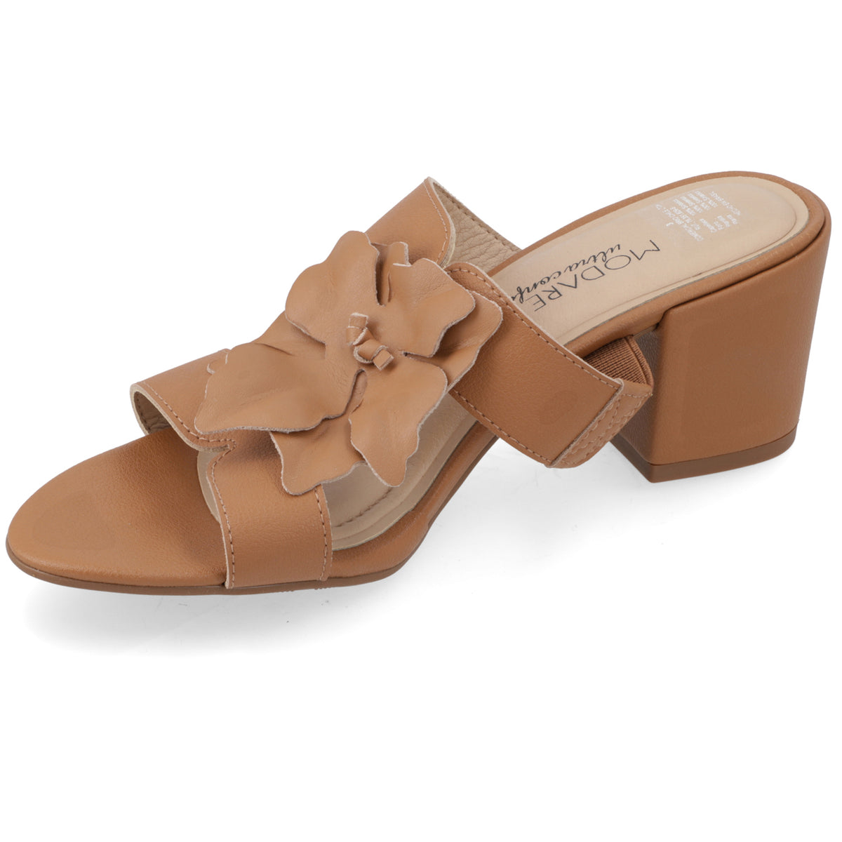 Sandalia Taco Ancho Camel