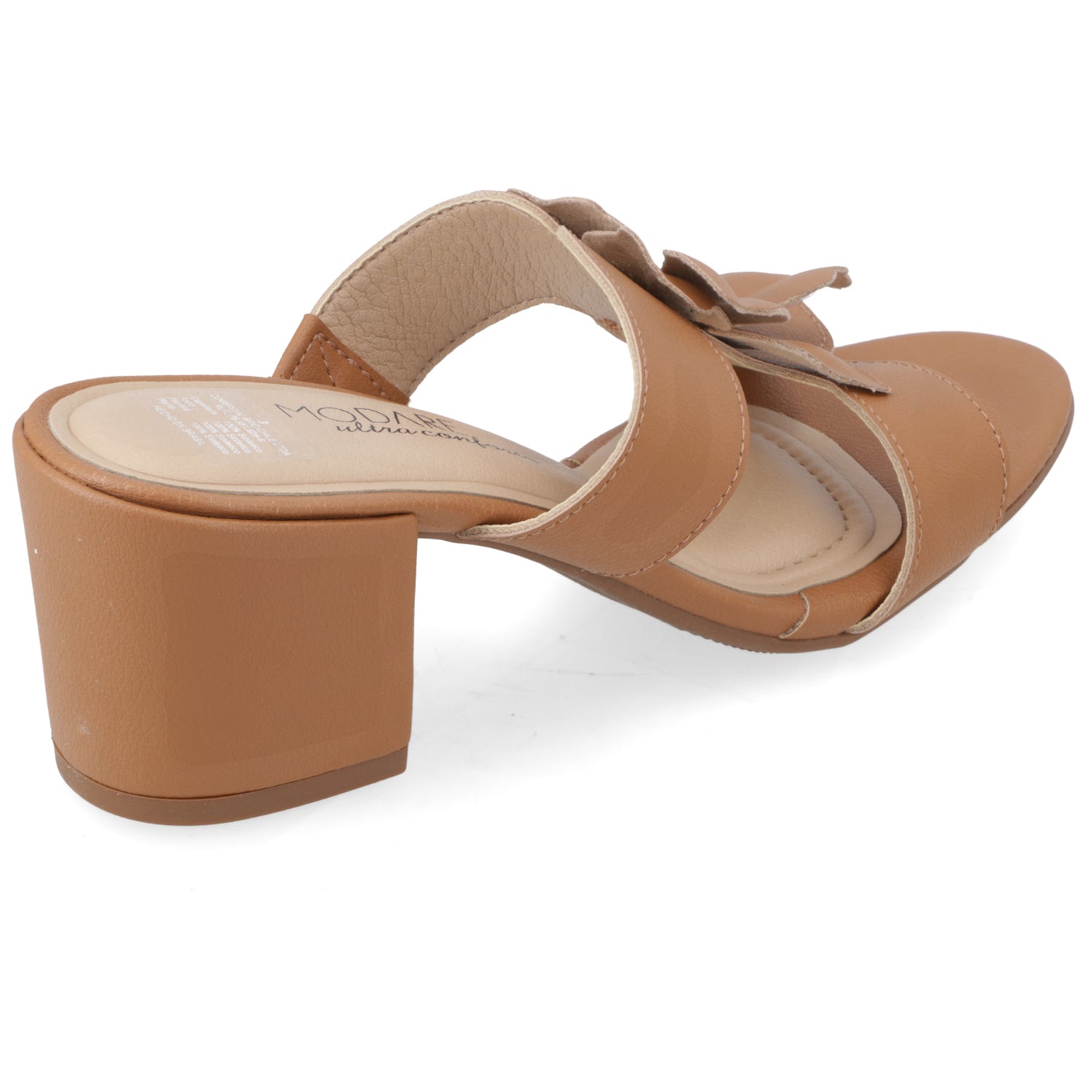 Sandalia Taco Ancho Camel
