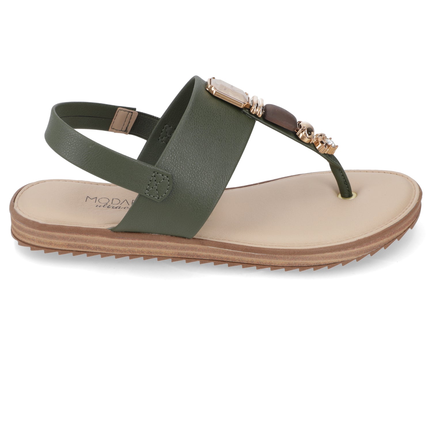 Sandalia Verde Oliva Modare 35 / Verde Oliva