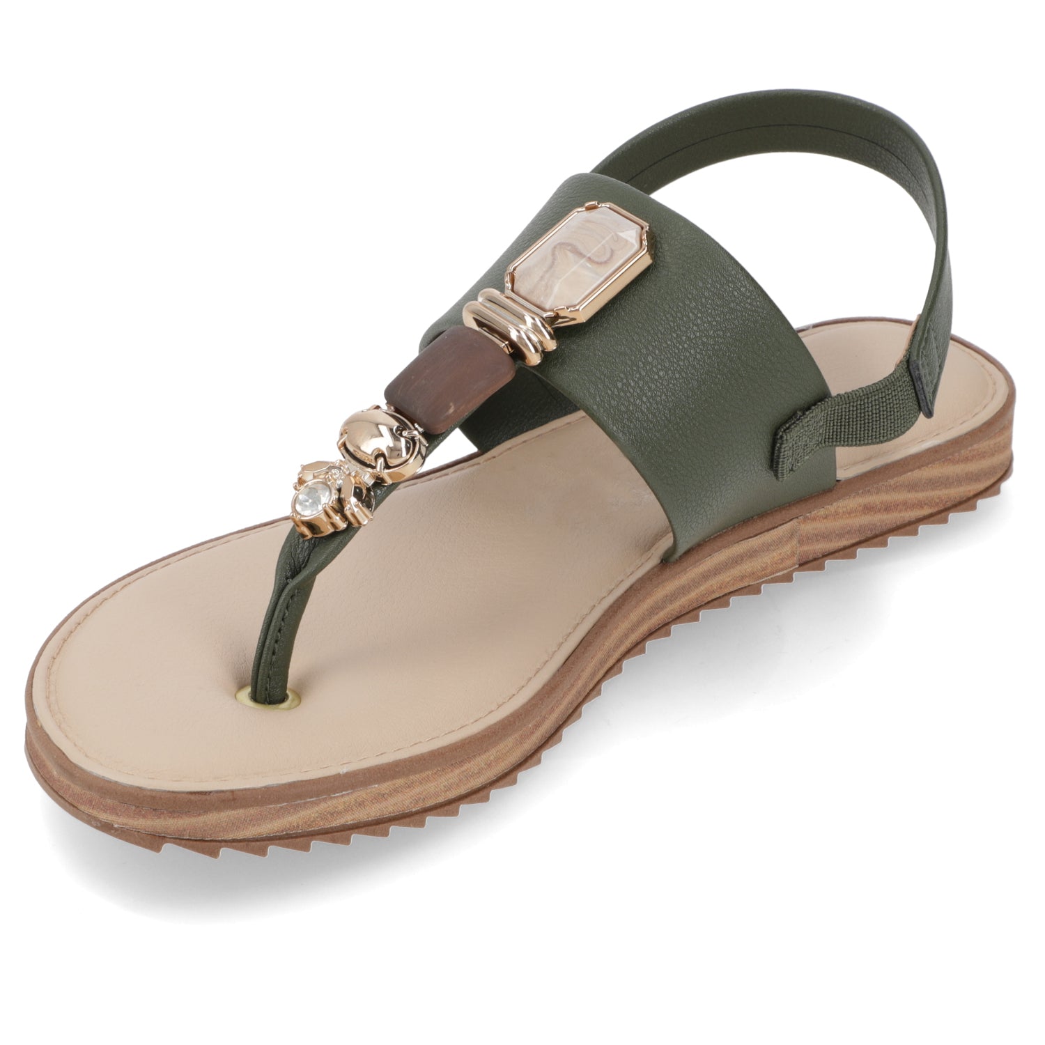 Sandalia Verde Oliva Modare 35 / Verde Oliva