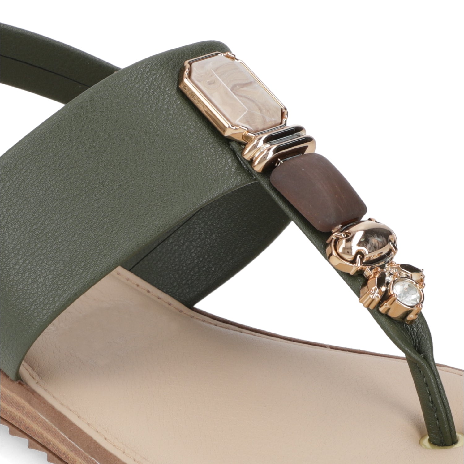 Sandalia Verde Oliva Modare 35 / Verde Oliva