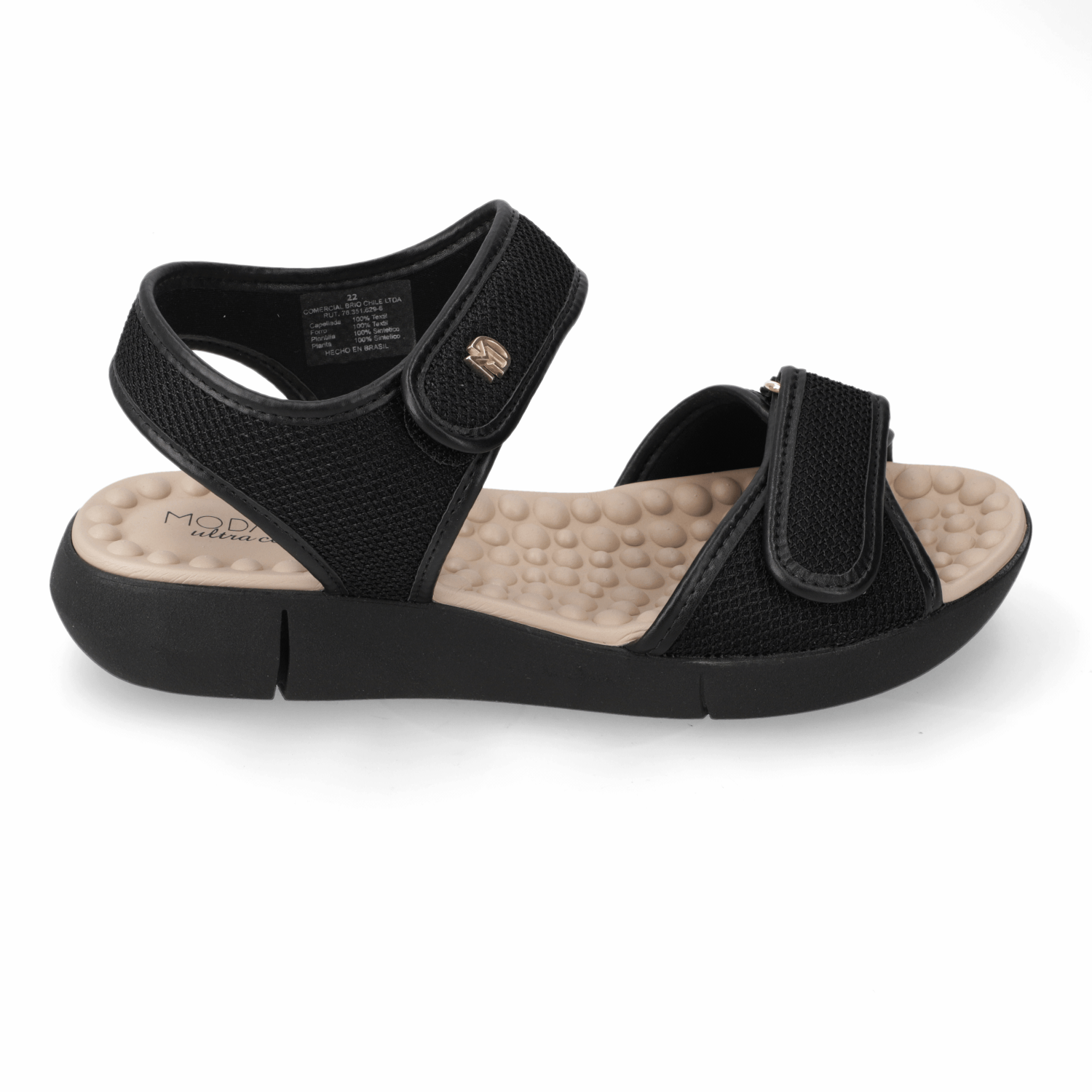 Sandalia Negro Modare Textil 35 / Negro