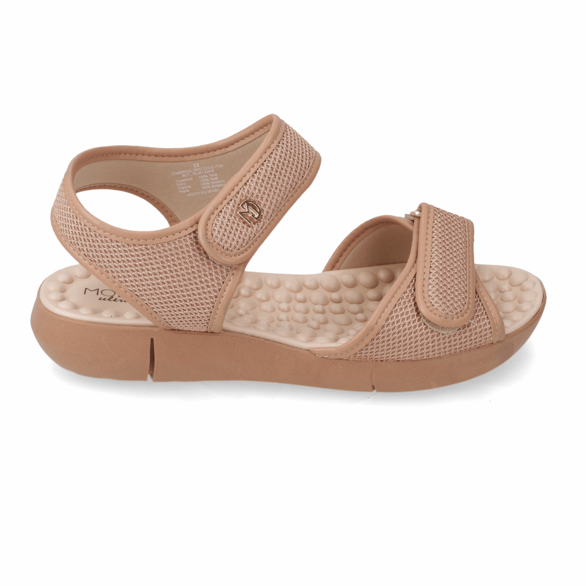 Sandalia Nude Modare Textil 35 / Nude