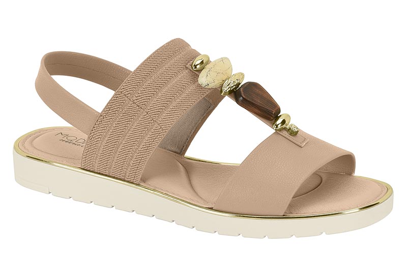 Sandalia Modare Textil Beige 35