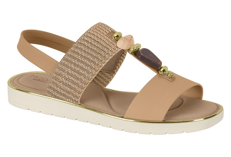 Sandalia Modare Textil Nude 35