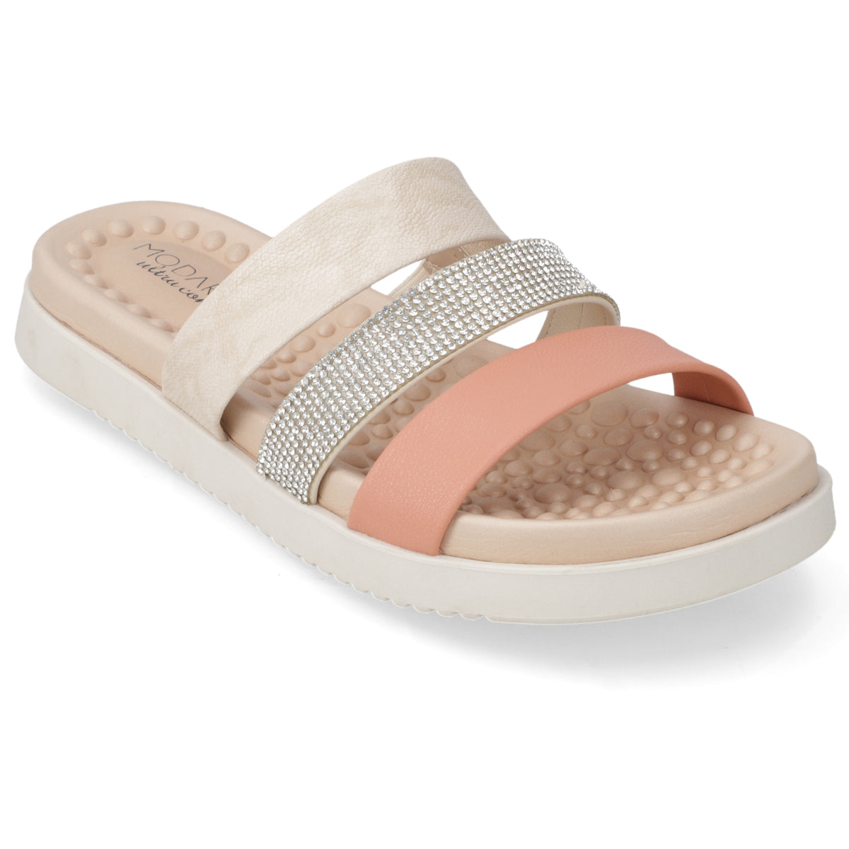 Sandalia Modare Glitter Nude